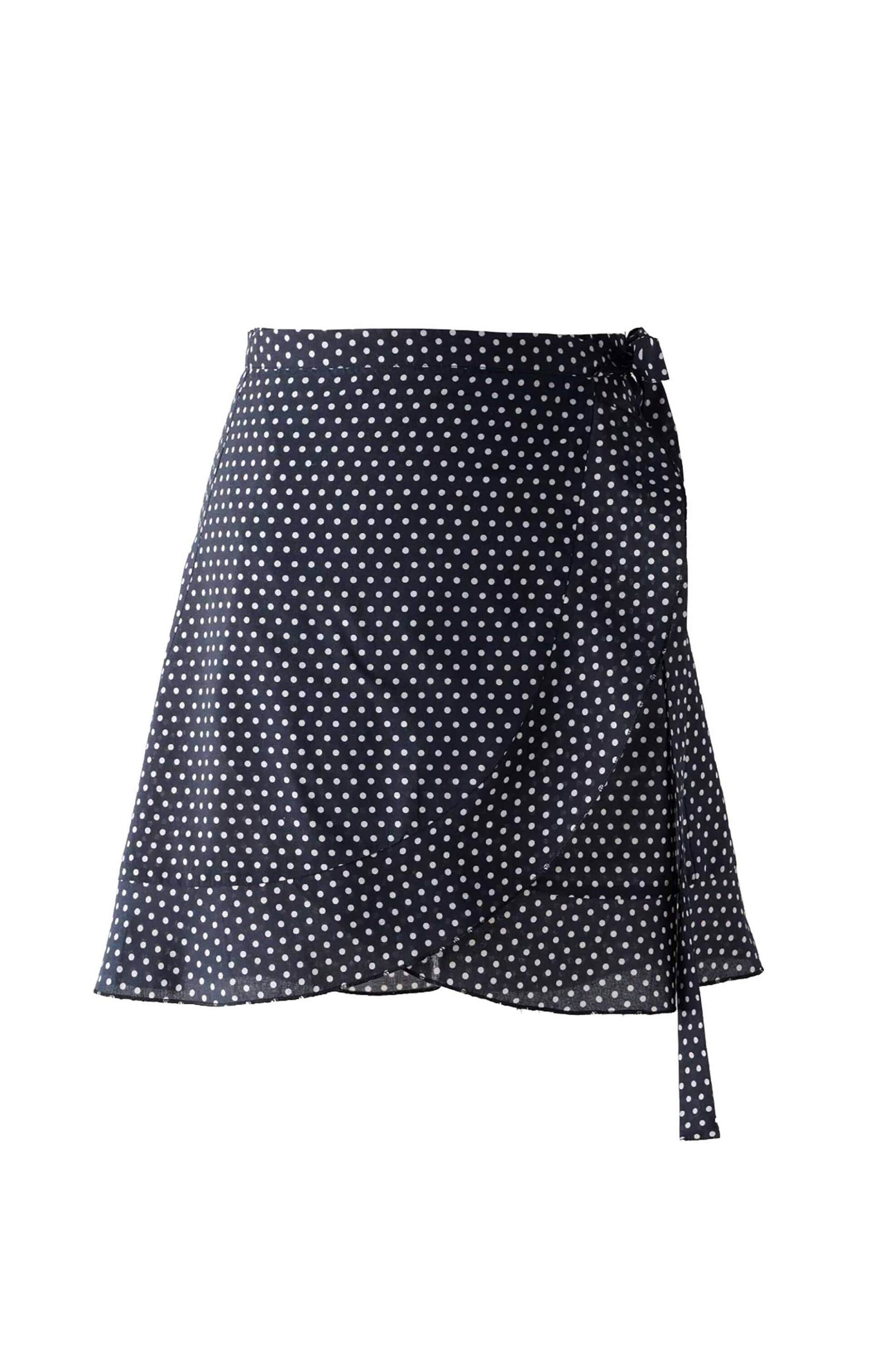 Kentia γυναικεία mini φούστα παραλίας με πουά print "Skirt 261" - 000081337
