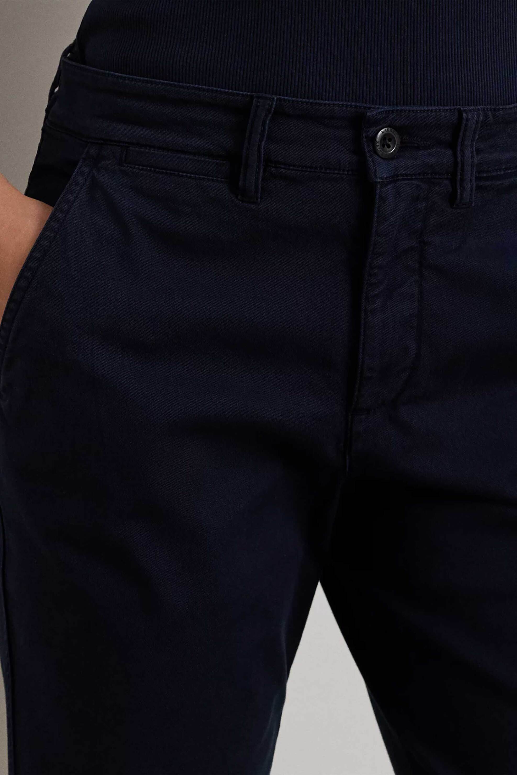 Lauren Ralph Γυναικείο Παντελόνι Chino Slim Fit - 200812287001 Σκούρο Μπλε