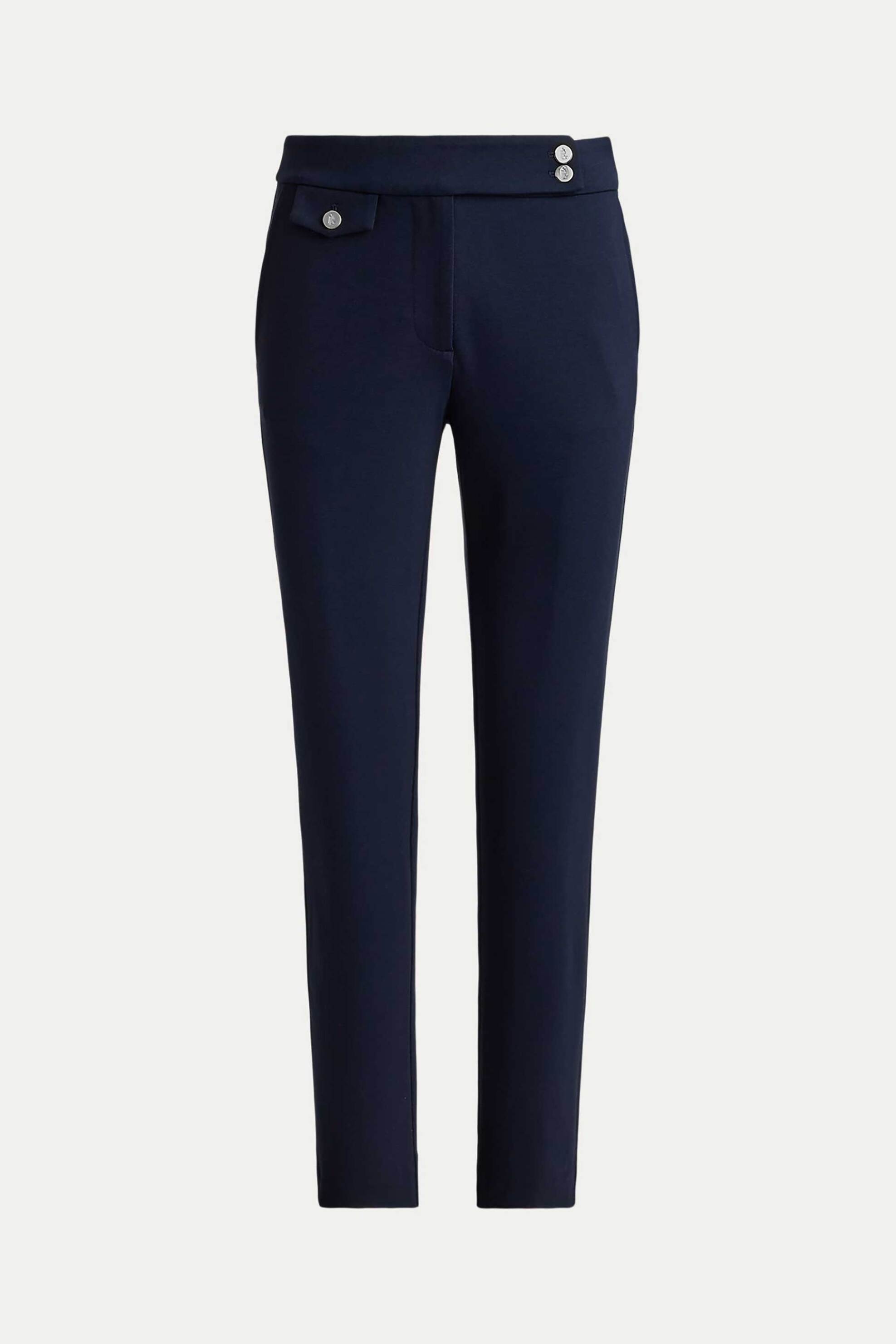 LAUREN RALPH LAUREN Lauren Ralph Lauren γυναικείο παντελόνι Straight Fit - 200B22288001 Μπλε Σκούρο - 4
