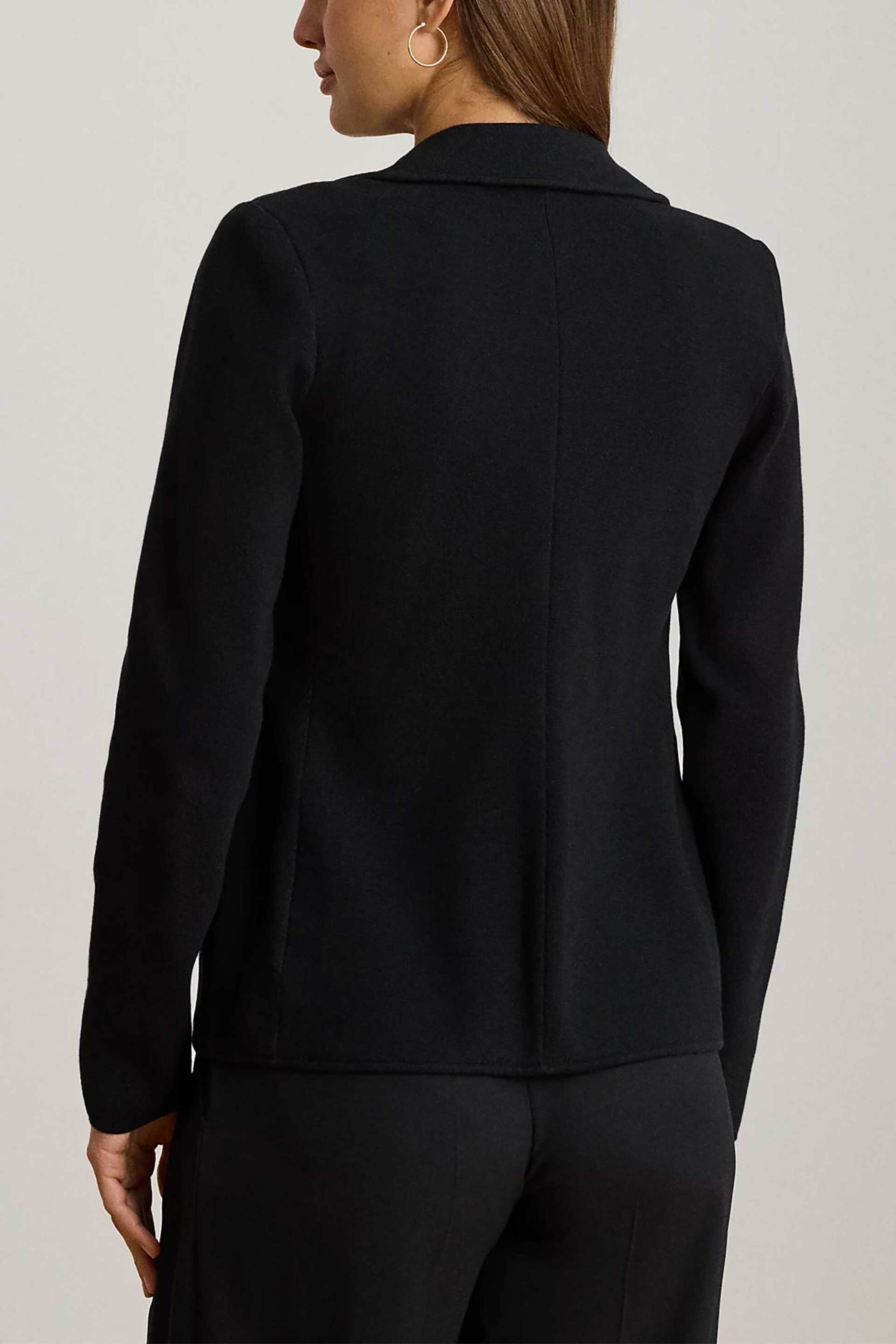 LAUREN RALPH LAUREN Lauren Ralph Lauren γυναικείο σακάκι με κεντημένο λογότυπο - 200P14021001 Μαύρο - 3