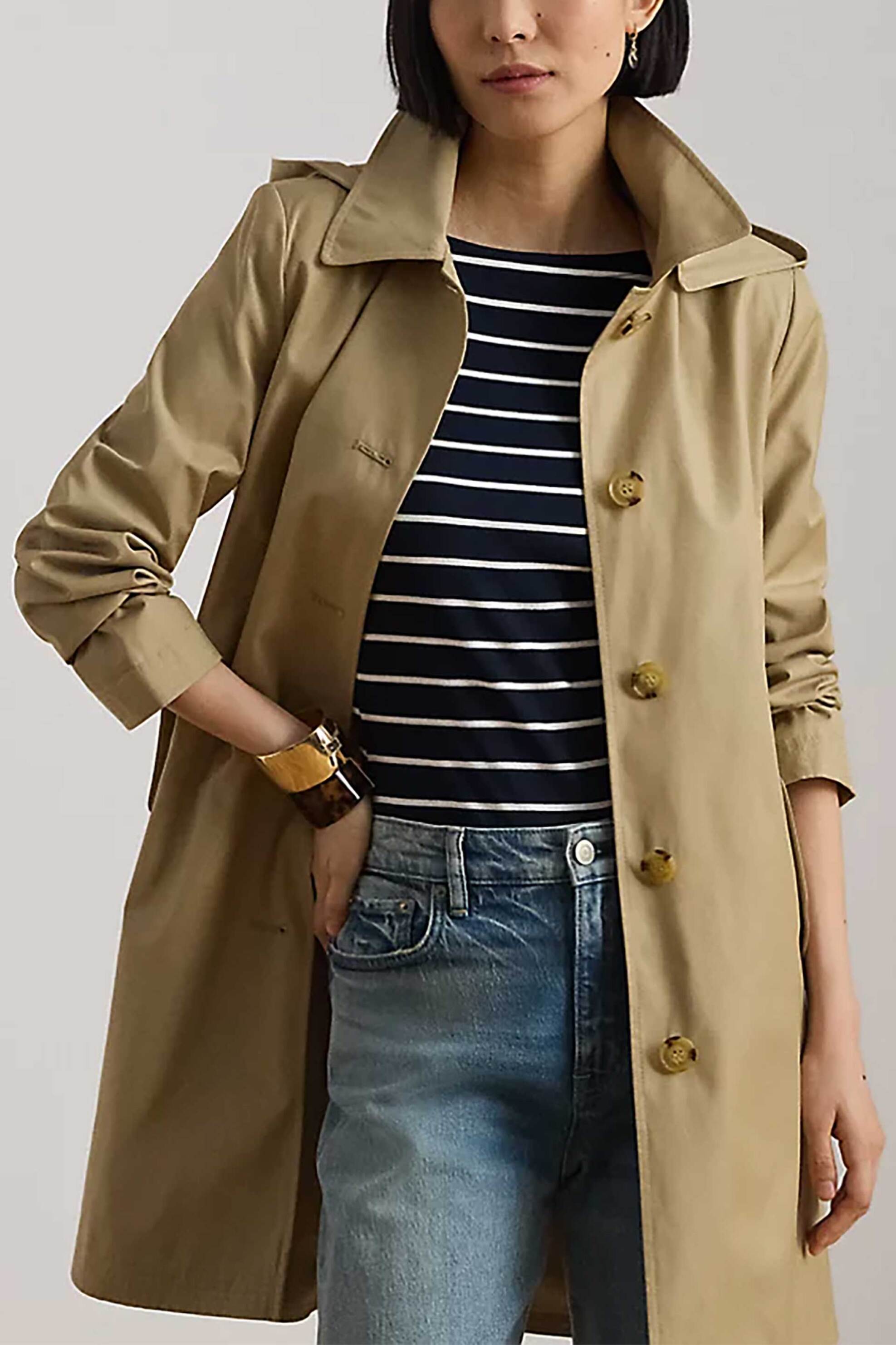 Lauren Ralph Lauren γυναικεία καμπαρντίνα αδιάβροχη - 297967121002 Μπεζ