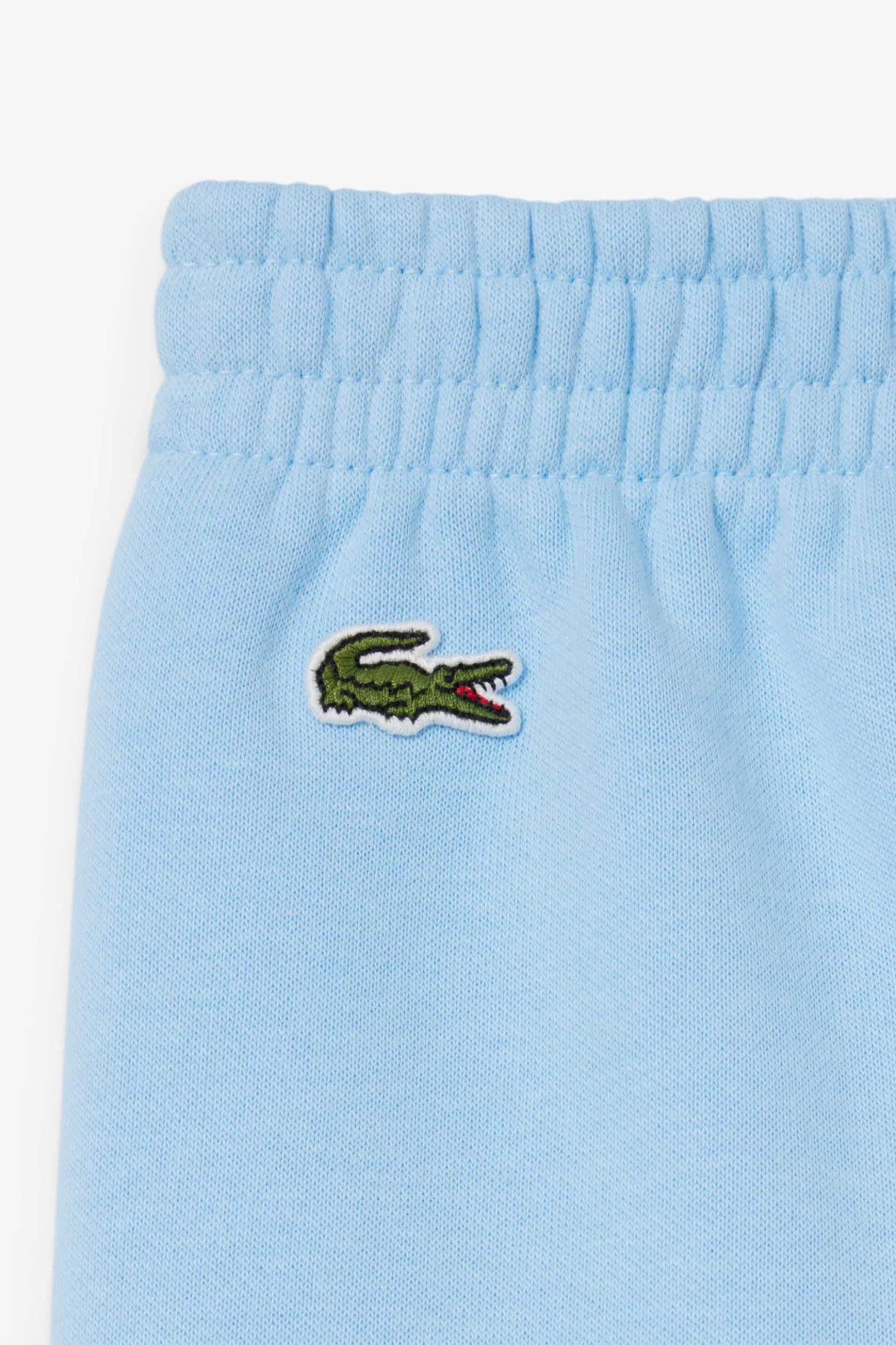 Lacoste Βρεφικό Σετ με Ζακέτα Φούτερ Παντελόνι Φόρμας Και Φορμάκι (3 Τεμάχια) - 2W1153 Σιελ