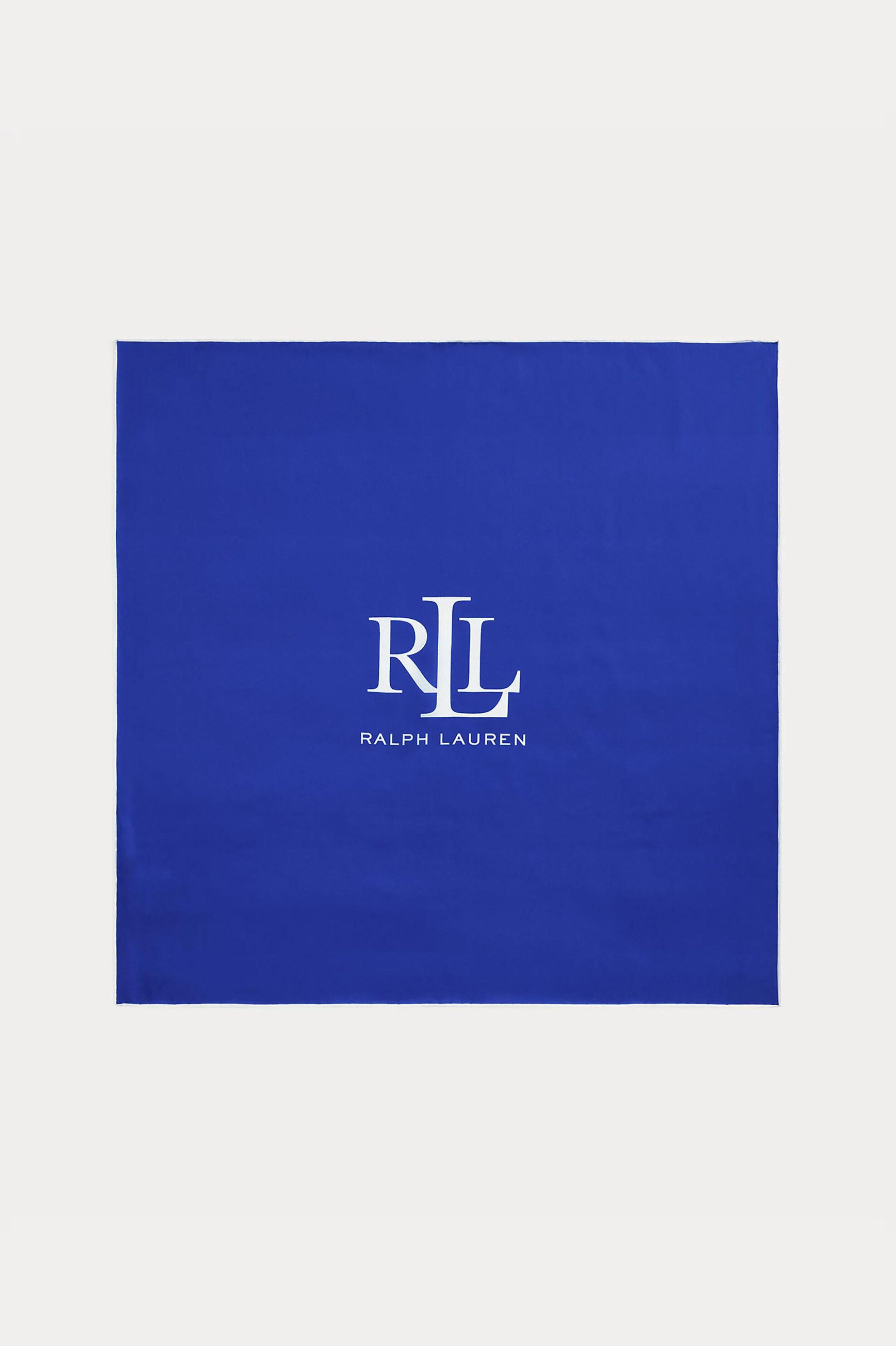 Lauren Ralph Lauren γυναικείο μεταξωτό φουλάρι μονόχρωμο - 454966215004 Μπλε Ηλεκτρίκ φωτογραφία