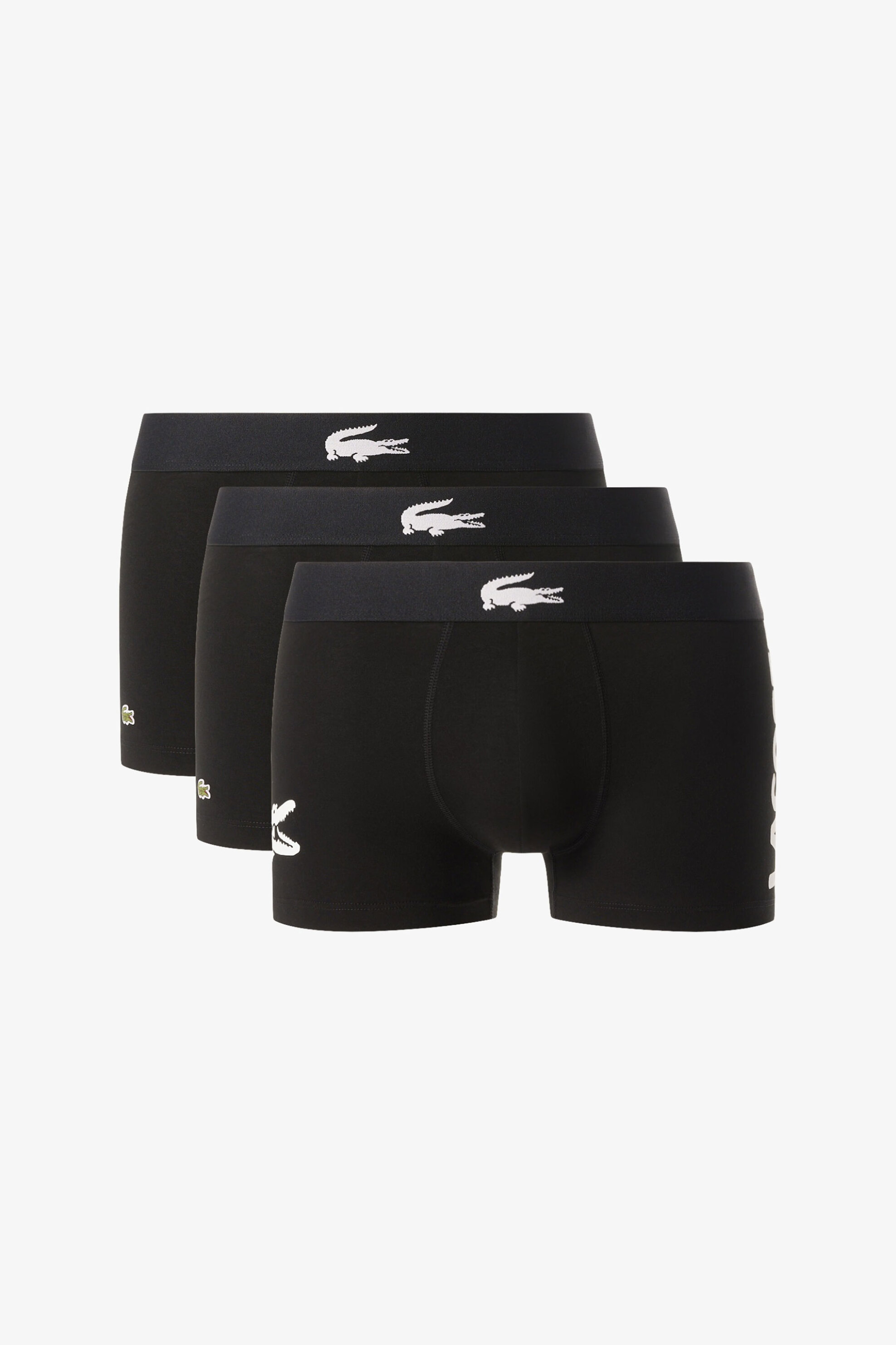 LACOSTE Lacoste σετ ανδρικά εσώρουχα trunk με λογότυπο (3 τεμάχια) - 5H1291-00 Μαύρο