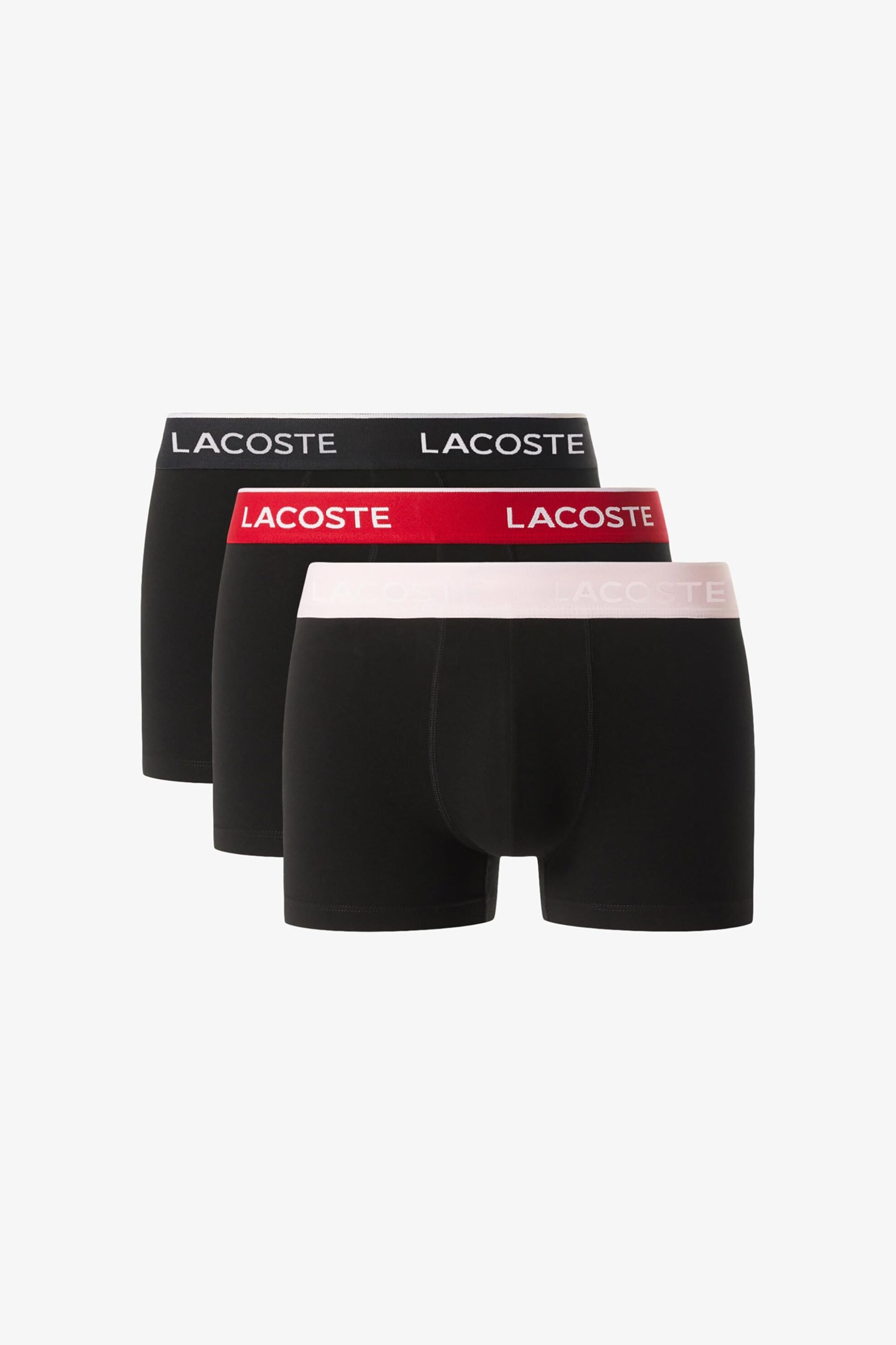 LACOSTE Lacoste σετ ανδρικά εσώρουχα trunk με λογότυπο (3 τεμάχια) - 5H1297-00 Ροζ