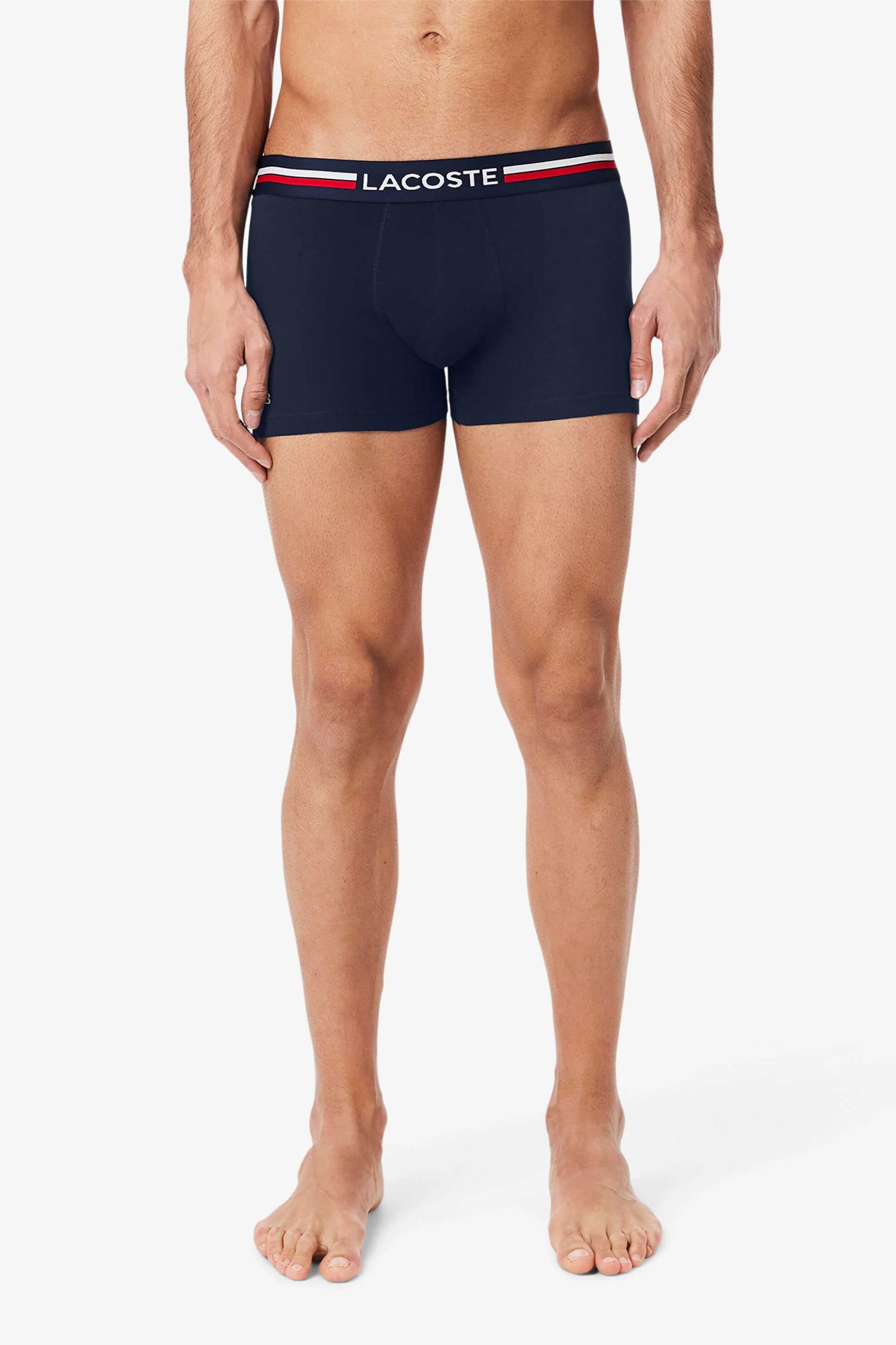 Lacoste σετ ανδρικά εσώρουχα trunk με λογότυπο (3 τεμάχια) - 5H2390-00 Κόκκινο φωτογραφία