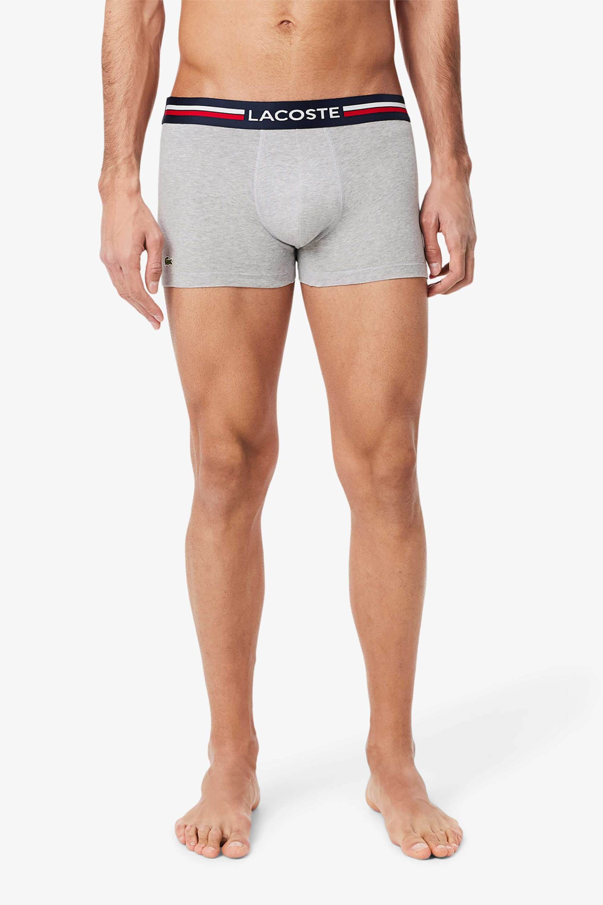 Lacoste σετ ανδρικά εσώρουχα trunk με λογότυπο (3 τεμάχια) - 5H2390-00 Κόκκινο φωτογραφία