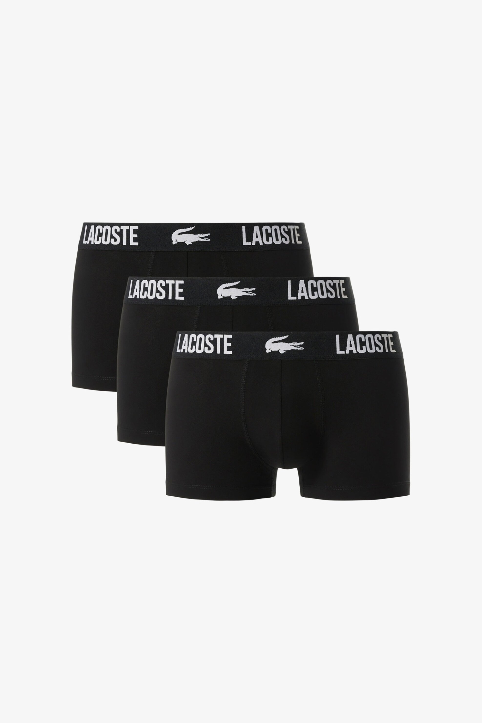 LACOSTE Lacoste σετ ανδρικά εσώρουχα trunk με λογότυπο (3 τεμάχια) - 5H2393-00 Μαύρο