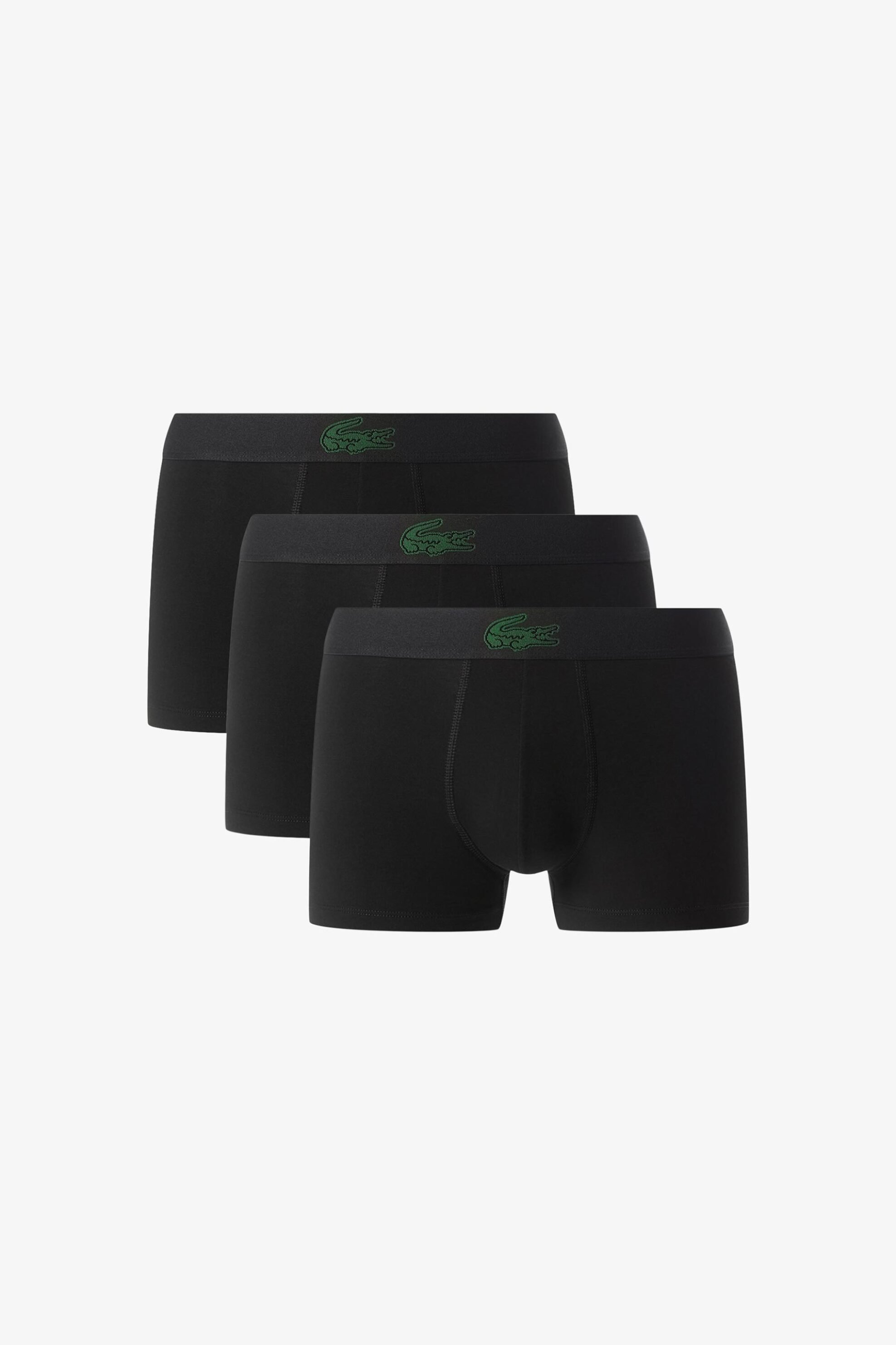 LACOSTE Lacoste σετ ανδρικά εσώρουχα trunk με λογότυπο (3 τεμάχια) - 5H4962-00 Μαύρο