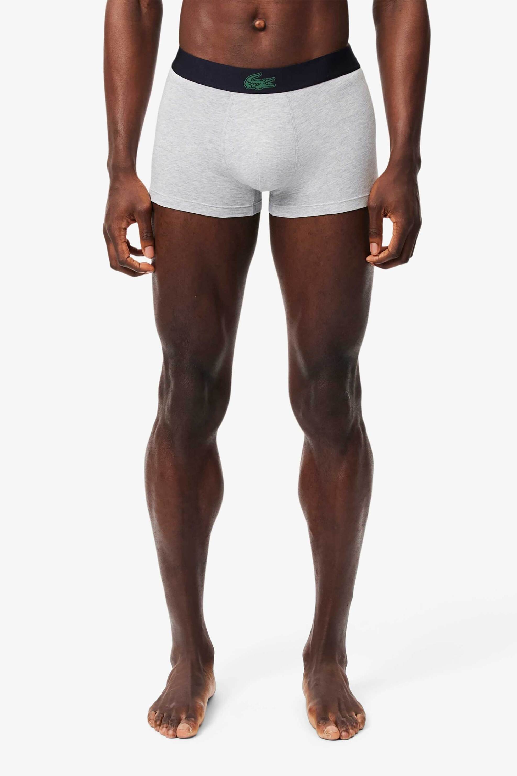 Lacoste σετ ανδρικά εσώρουχα trunk με λογότυπο (3 τεμάχια) - 5H5154-00 Μπλε Σκούρο φωτογραφία