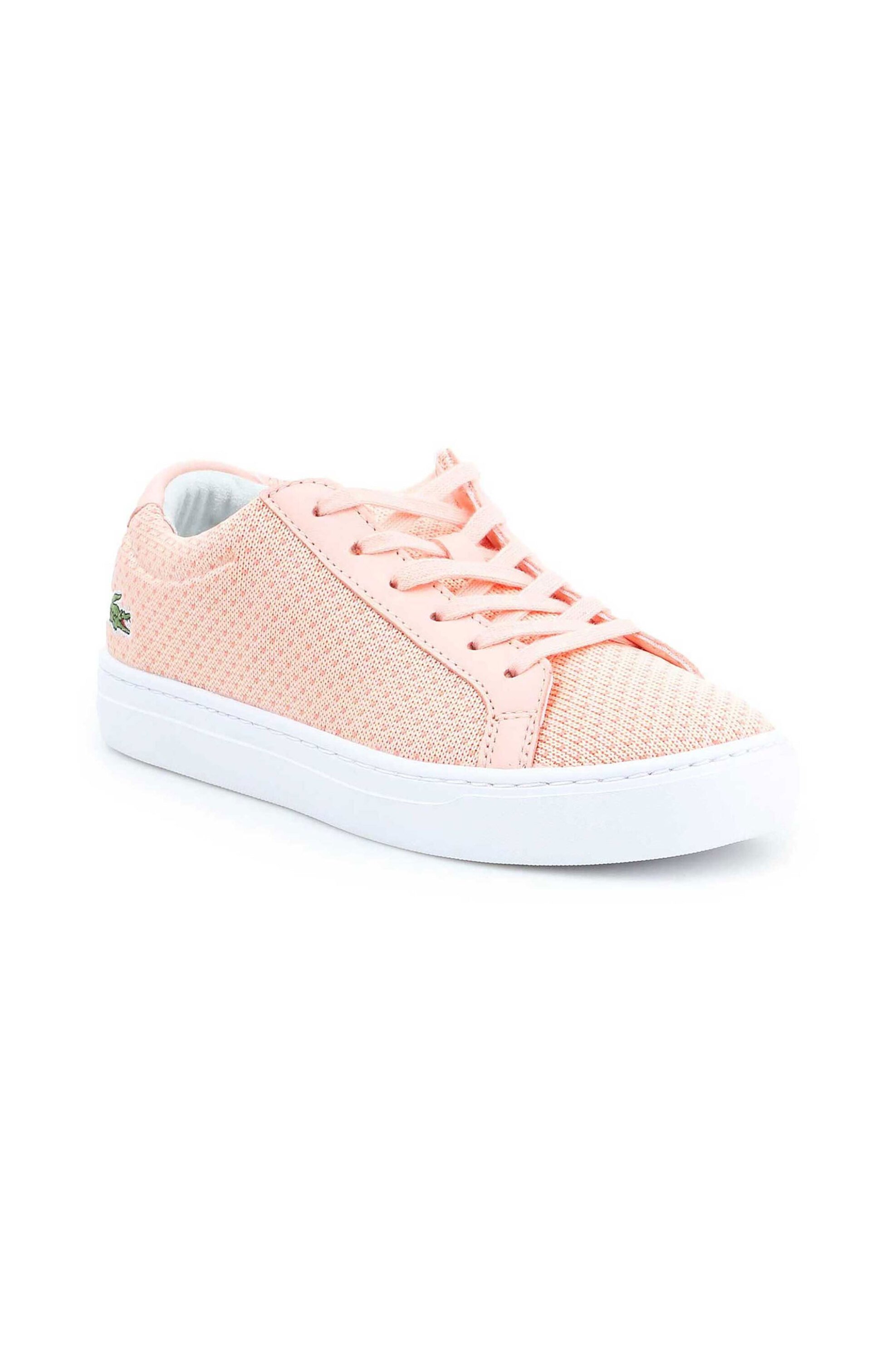 LACOSTE Lacoste γυναικεία sneakers μονόχρωμα με κεντημένη λεπτομέρεια πίσω "L.12.12" - 35CAW0012PO9 Πορτοκαλί