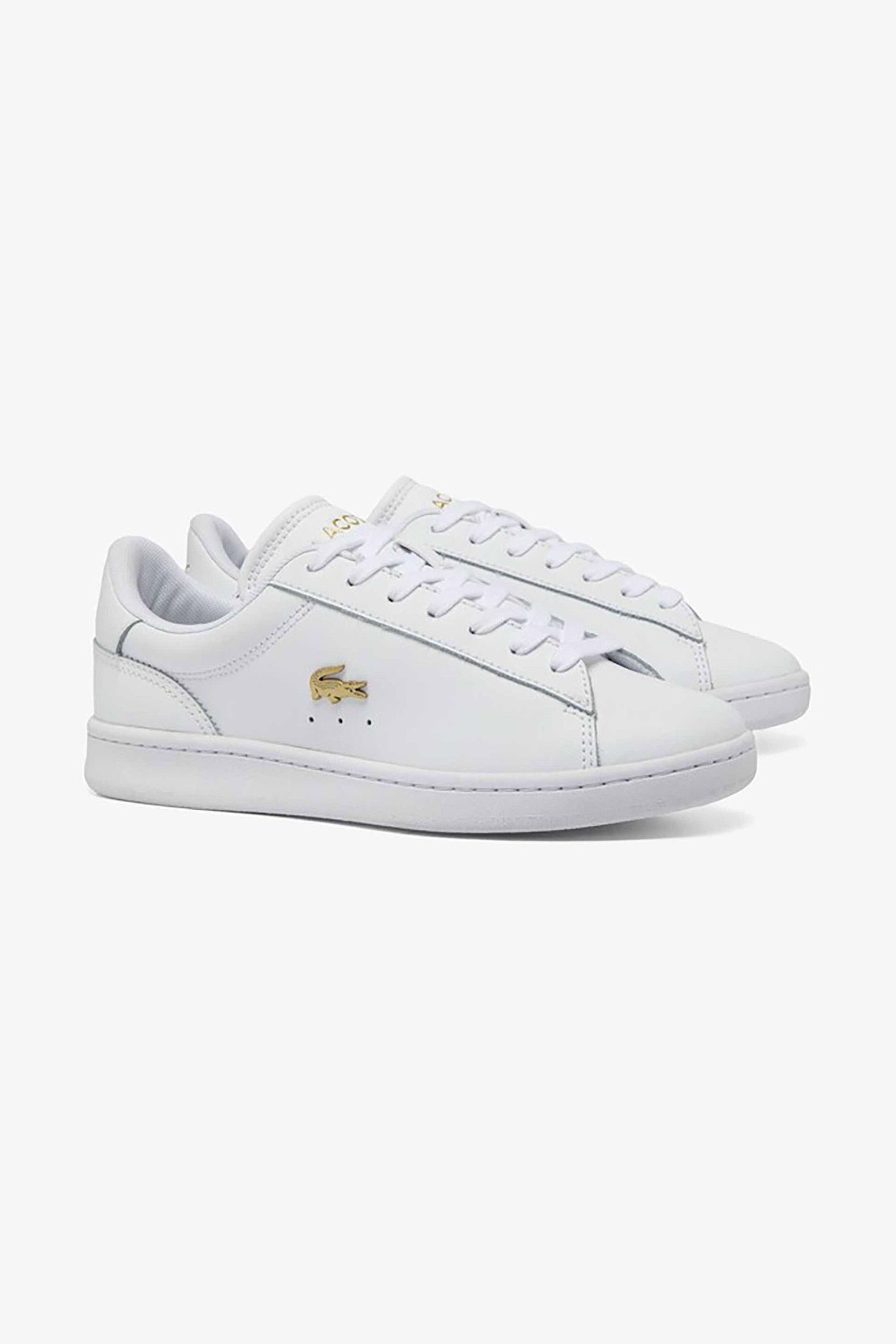Lacoste γυναικεία δερμάτινα sneakers ''Carnaby' - 48SFA0012216 Λευκό