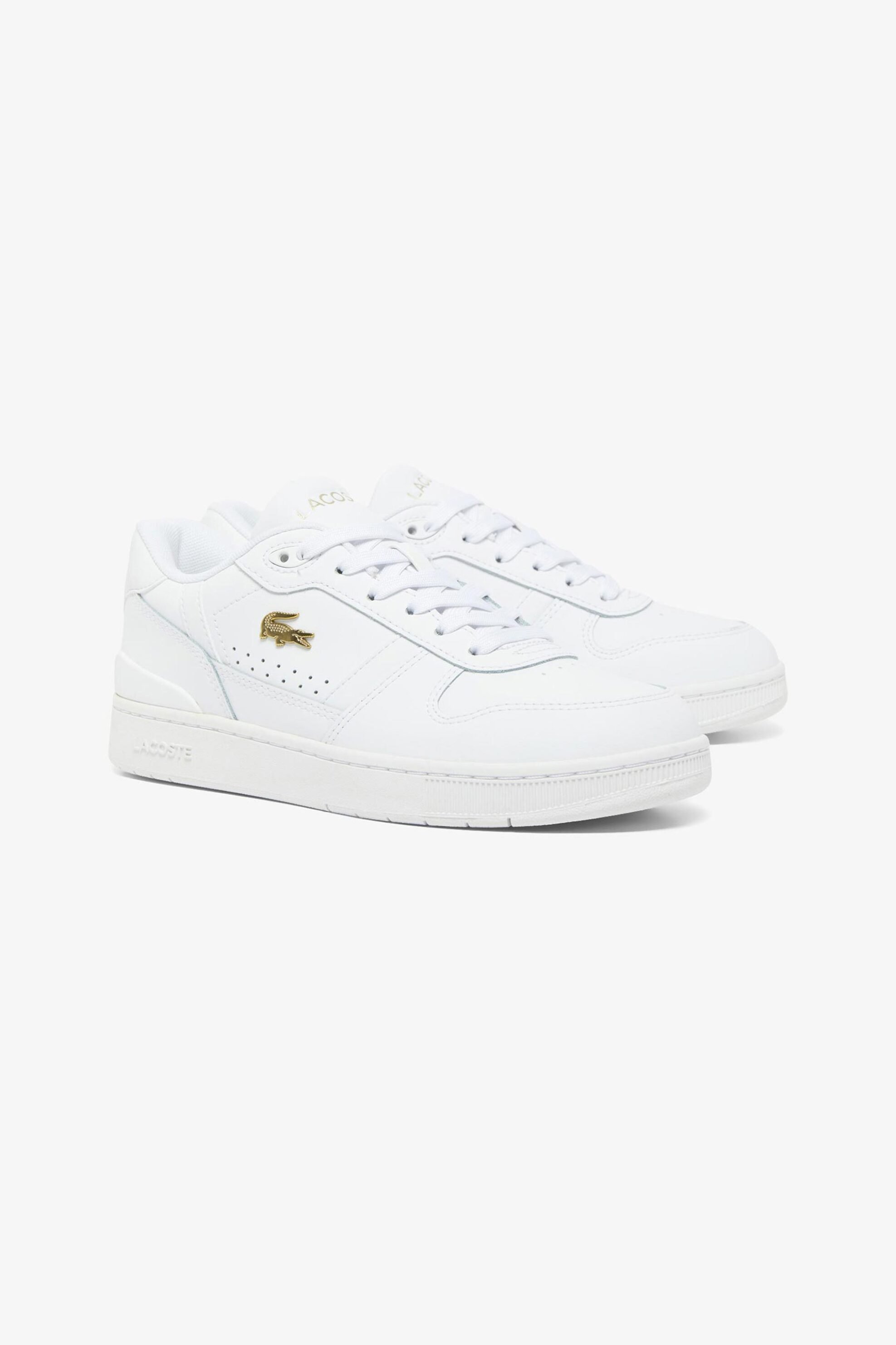 LACOSTE Lacoste γυναικεία δερμάτινα sneakers "T-Clip" - 48SFA0038216 Λευκό