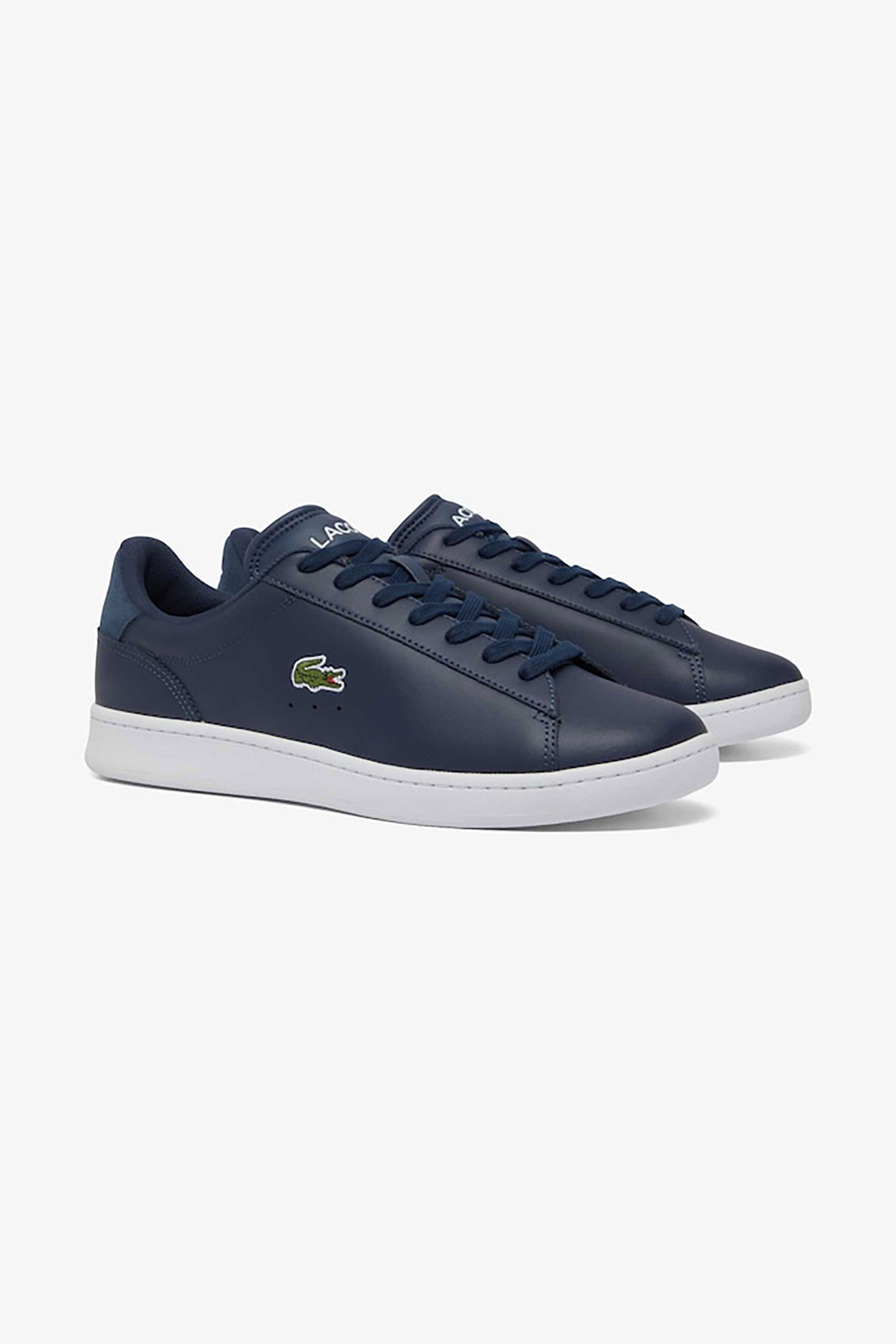 Lacoste ανδρικά δερμάτινα sneakers "Carnaby" - 48SMA0011092 Μπλε Σκούρο