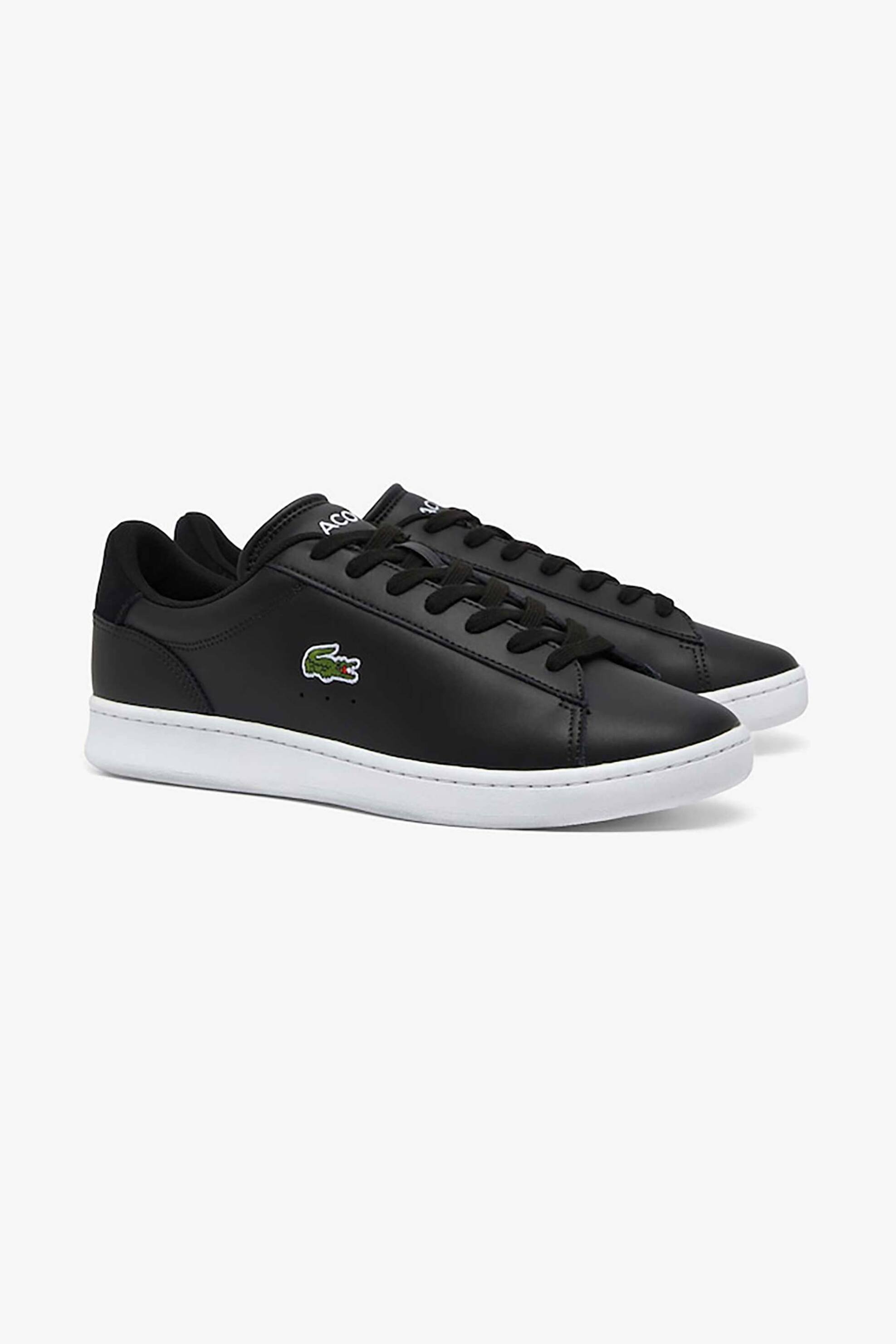 Lacoste ανδρικά δερμάτινα sneakers "Carnaby" - 48SMA0011312 Μαύρο