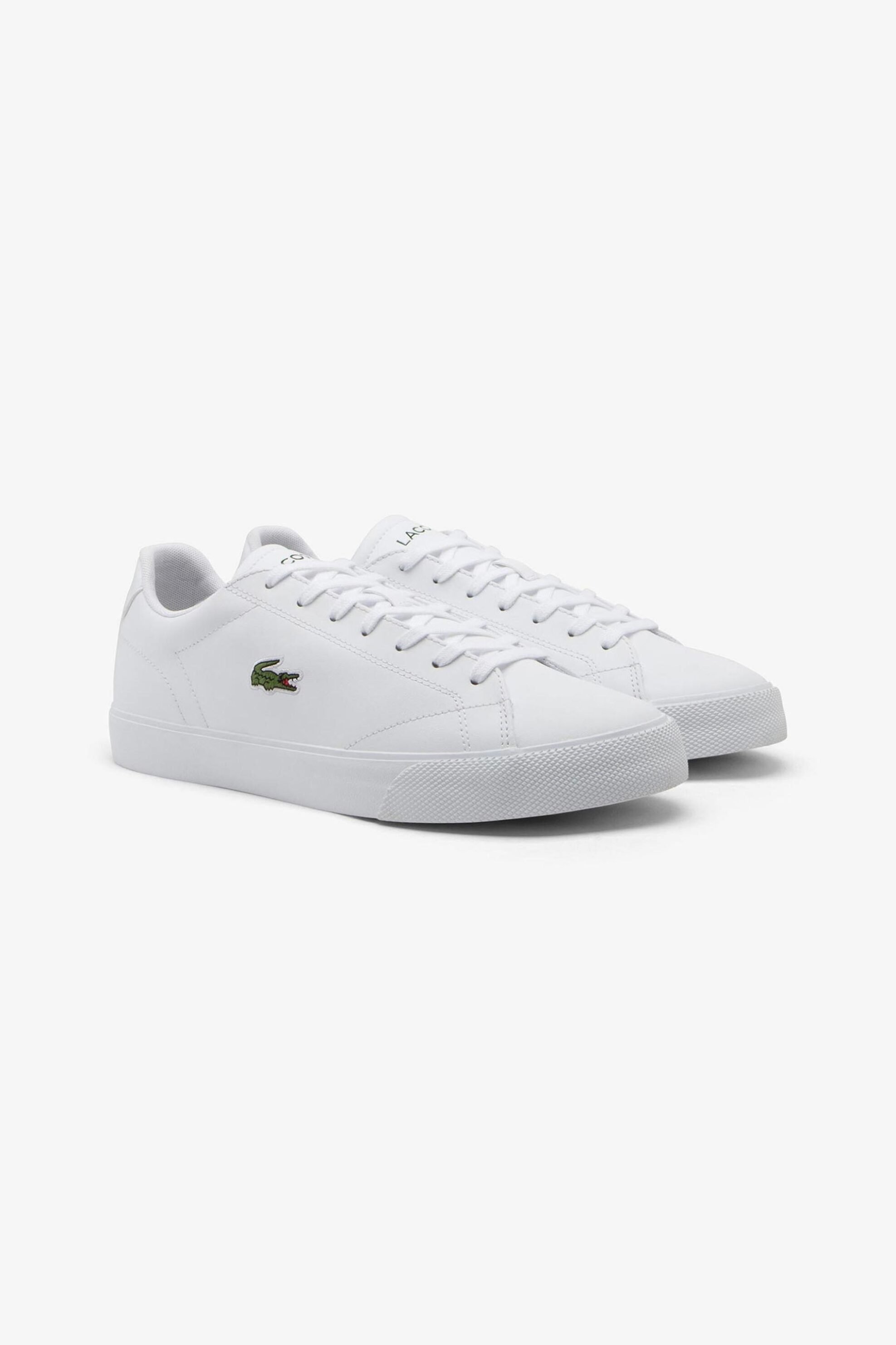 LACOSTE Lacoste ανδρικά δερμάτινα sneakers "Lerond" - 49CMA003621G Λευκό