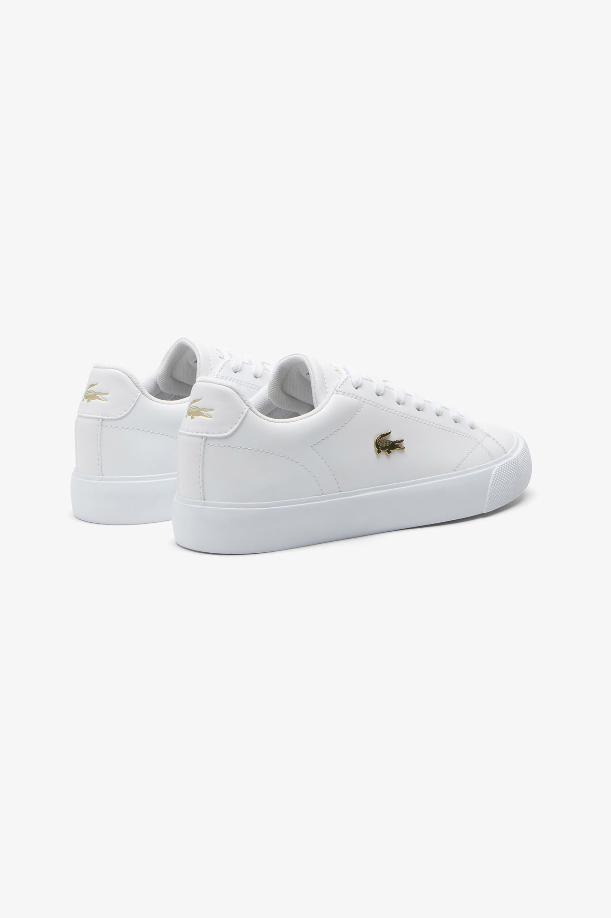 Lacoste Γυναικεία Δερμάτινα Sneakers Lerond - 50Cfa0014216 Λευκό
