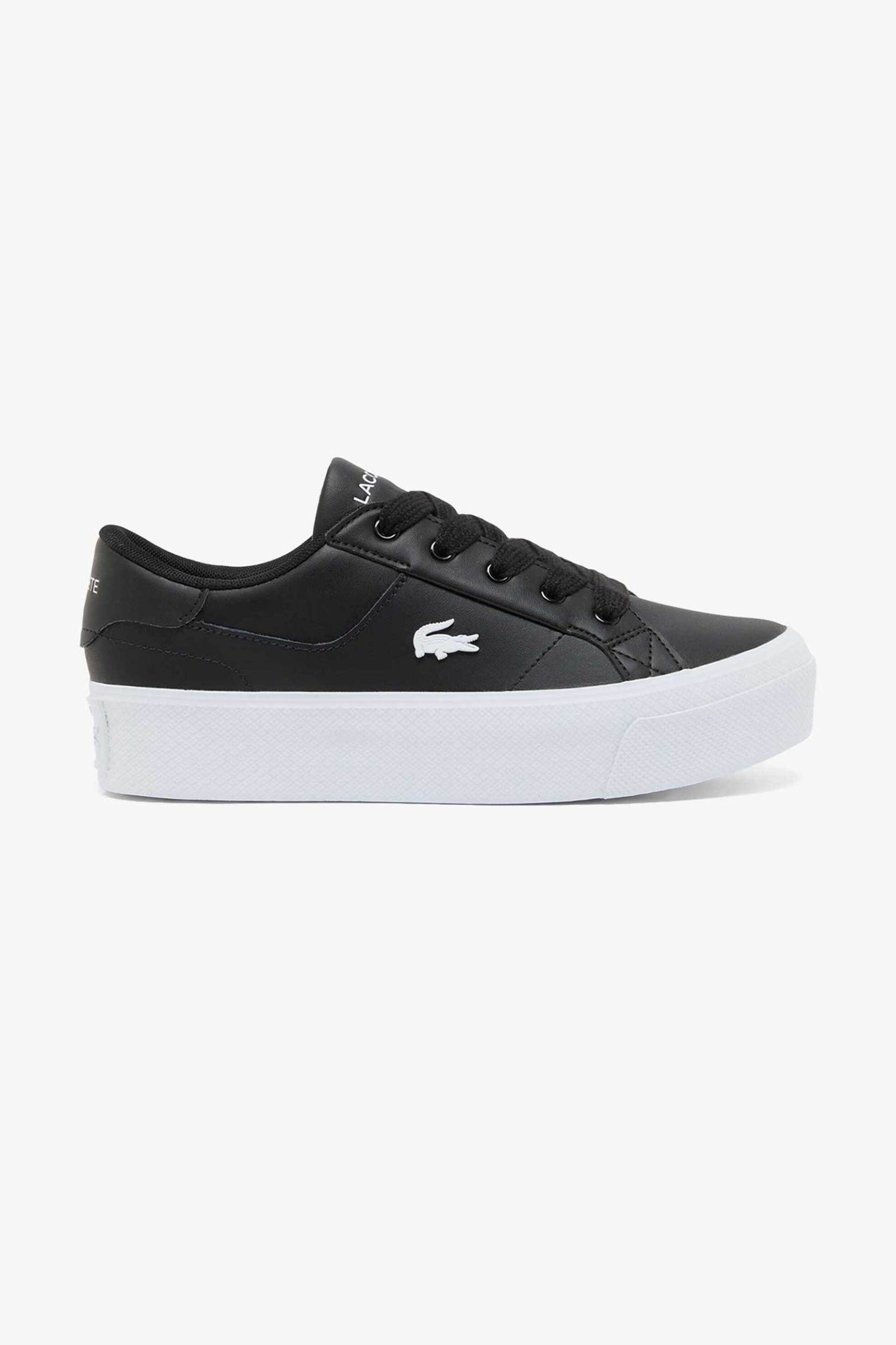Lacoste γυναικεία δερμάτινα sneakers "Ziane Platform" - 50CFA0035312 Μαύρο φωτογραφία