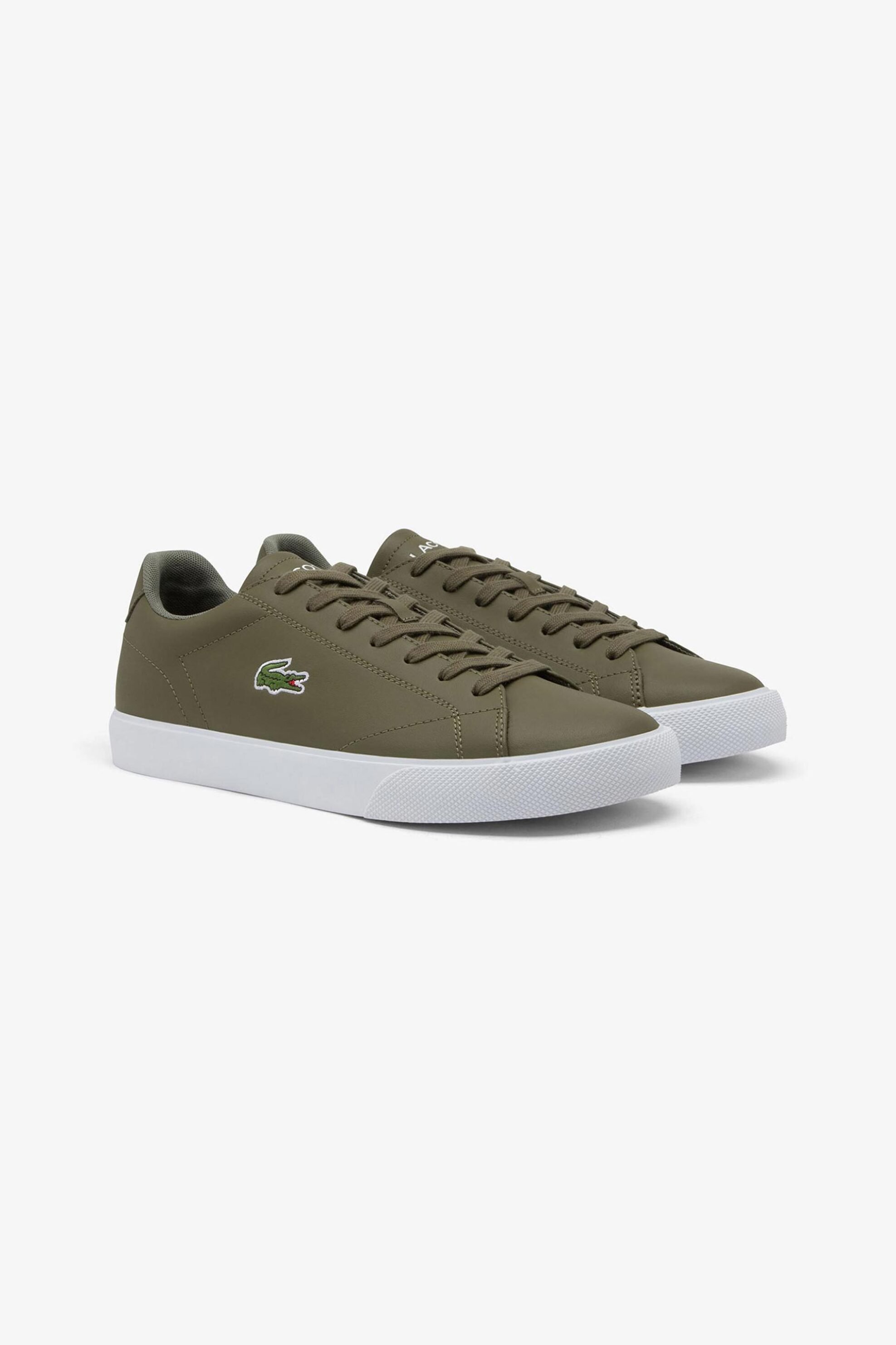 LACOSTE Lacoste ανδρικά δερμάτινα sneakers "Lerond" - 50CMA0015255 Χακί