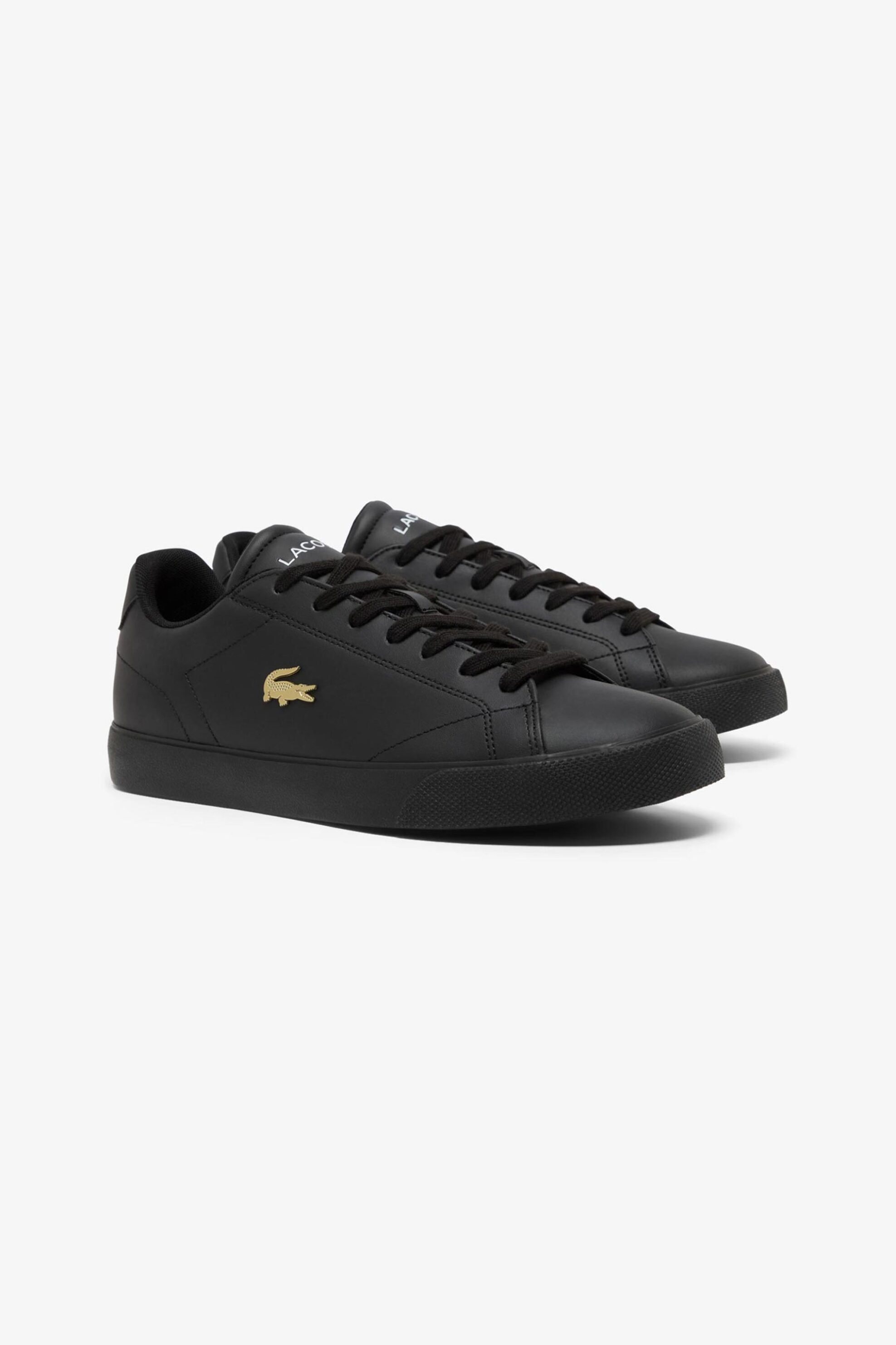 LACOSTE Lacoste ανδρικά δερμάτινα sneakers "Lerond" - 50CMA001602H Μαύρο
