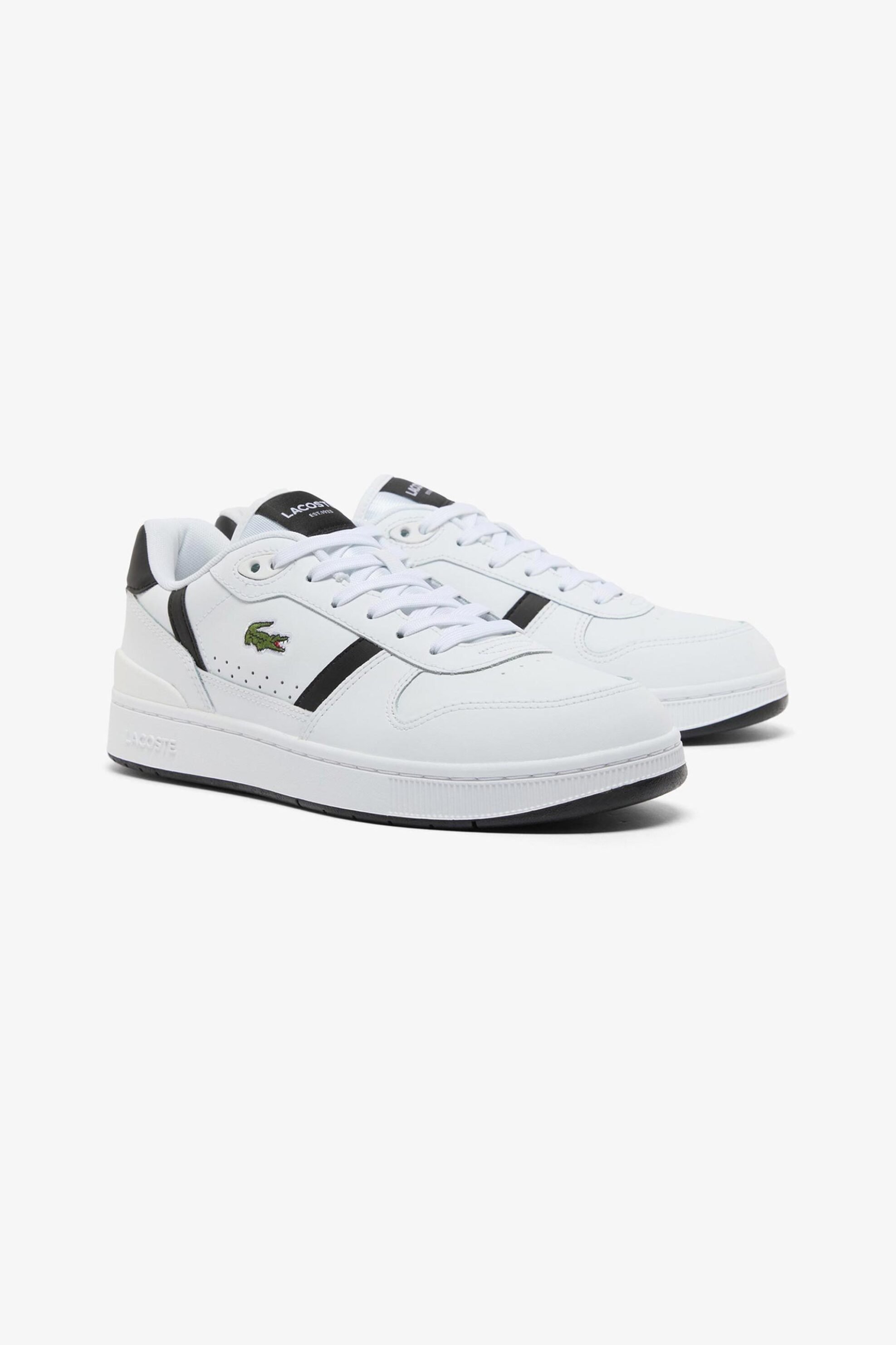 LACOSTE Lacoste ανδρικά δερμάτινα sneakers "T-Clip" - 50SMA0190147 Λευκό