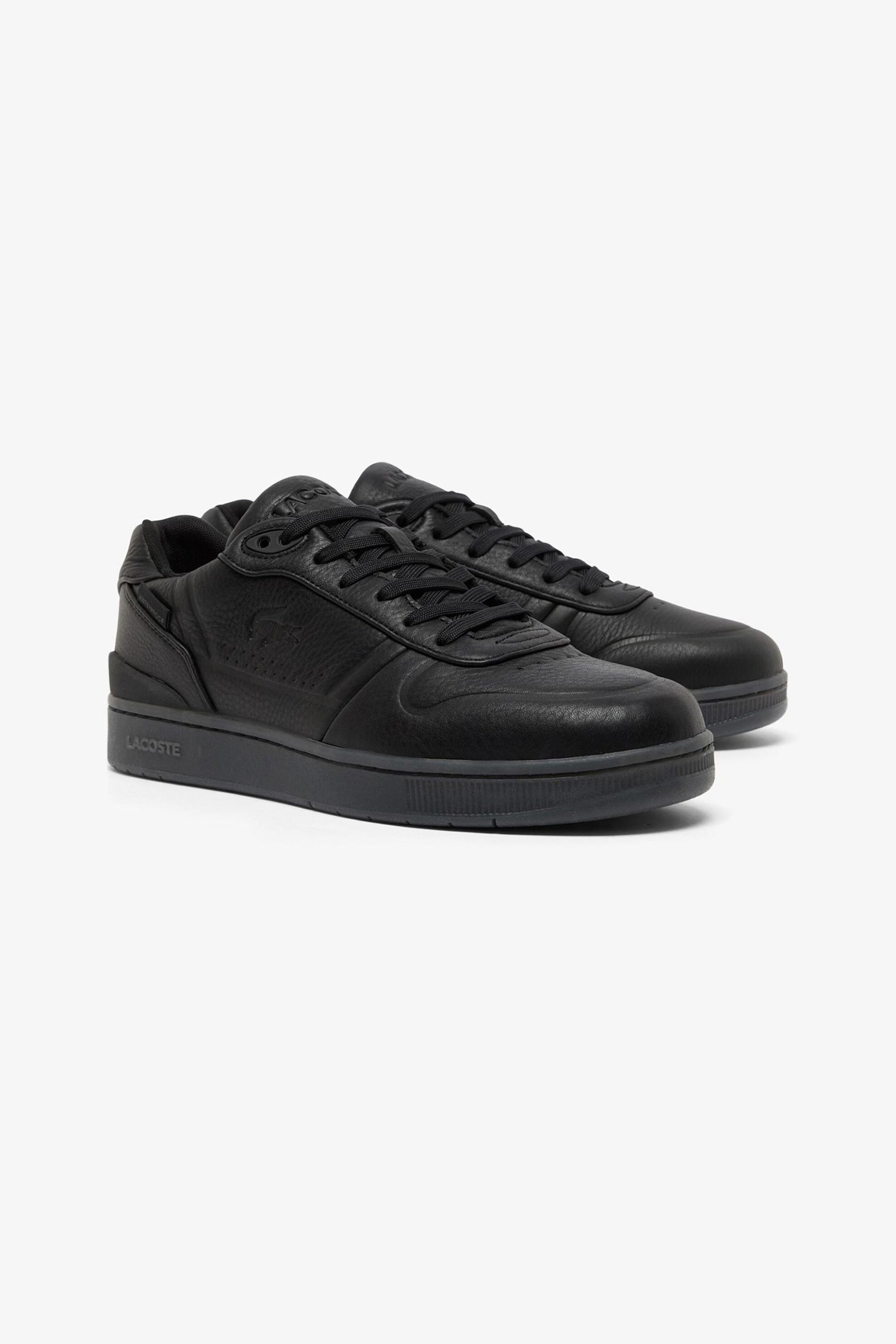 LACOSTE Lacoste ανδρικά δερμάτινα sneakers "T-Clip" - 50SMA019202H Μαύρο