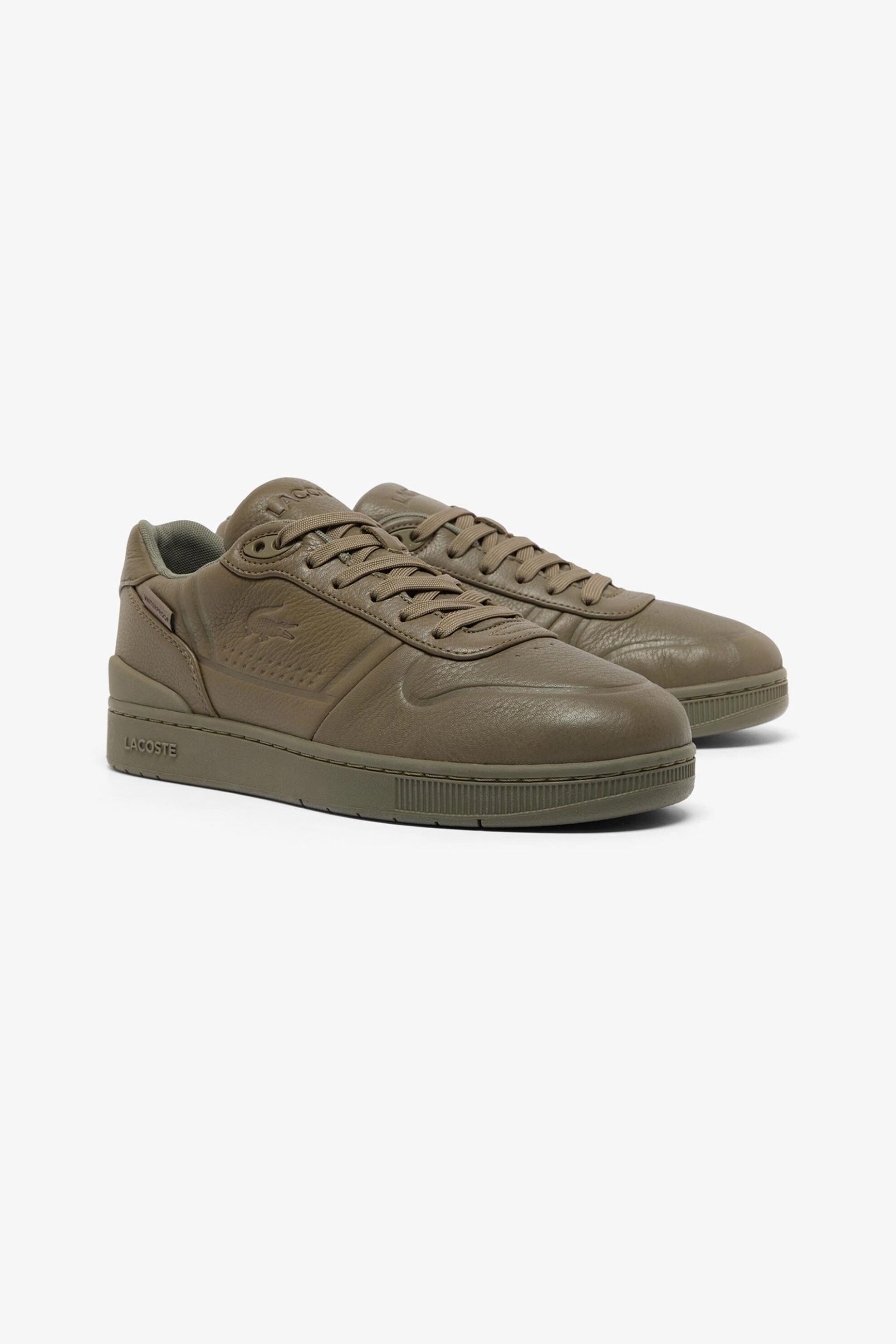 LACOSTE Lacoste ανδρικά δερμάτινα sneakers "T-Clip" - 50SMA01933T2 Καφέ