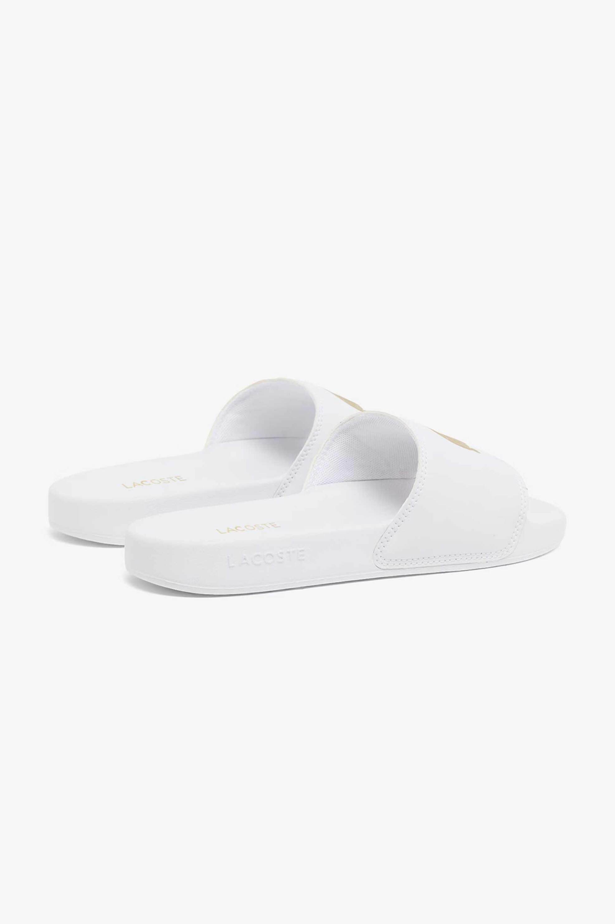 Lacoste Γυναικείες Σαγιονάρες Serve Slides 0 - 51Cfa0003Alm Λευκό