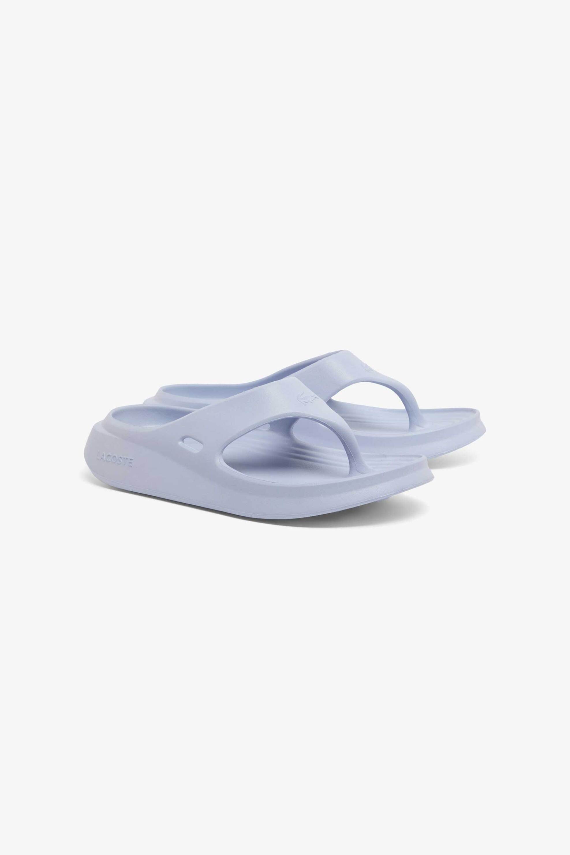 Lacoste γυναικείες σαγιονάρες "Meduz" - 51CFA0010LP2 Μπλε Ανοιχτό