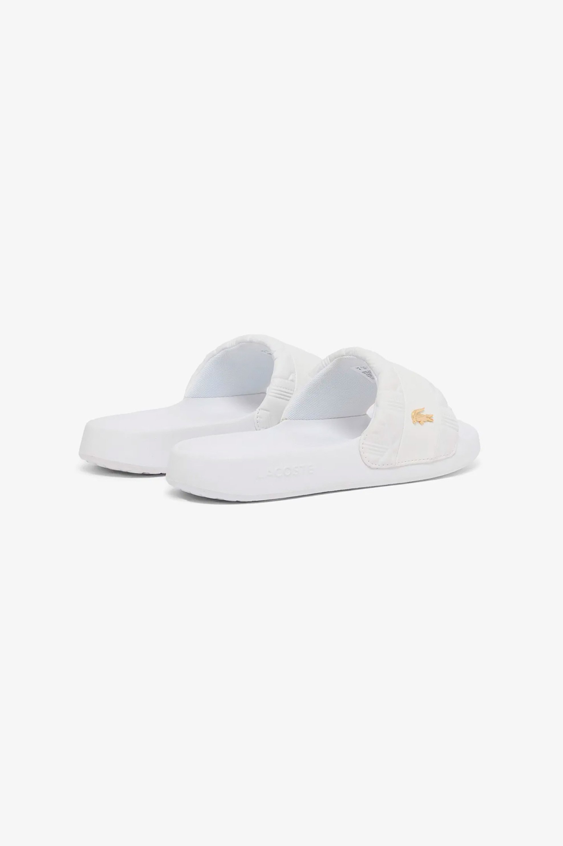 Lacoste Γυναικείες Σαγιονάρες Serve Slides Hybrid - 51Cfa003121G Λευκό
