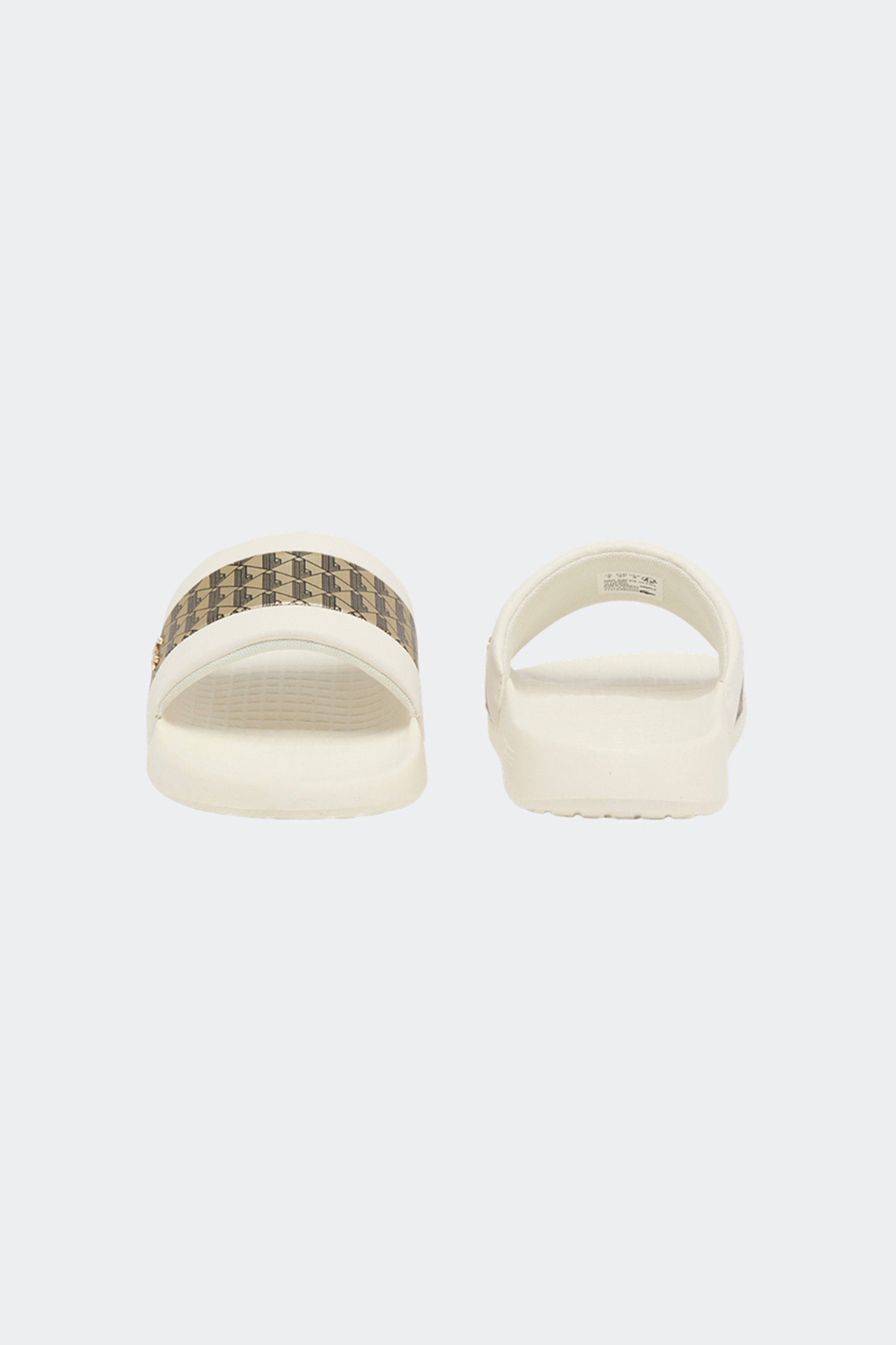 Lacoste Γυναικείες Σαγιονάρες Serve Slides Hybrid - 51Cfa003406B Εκρού