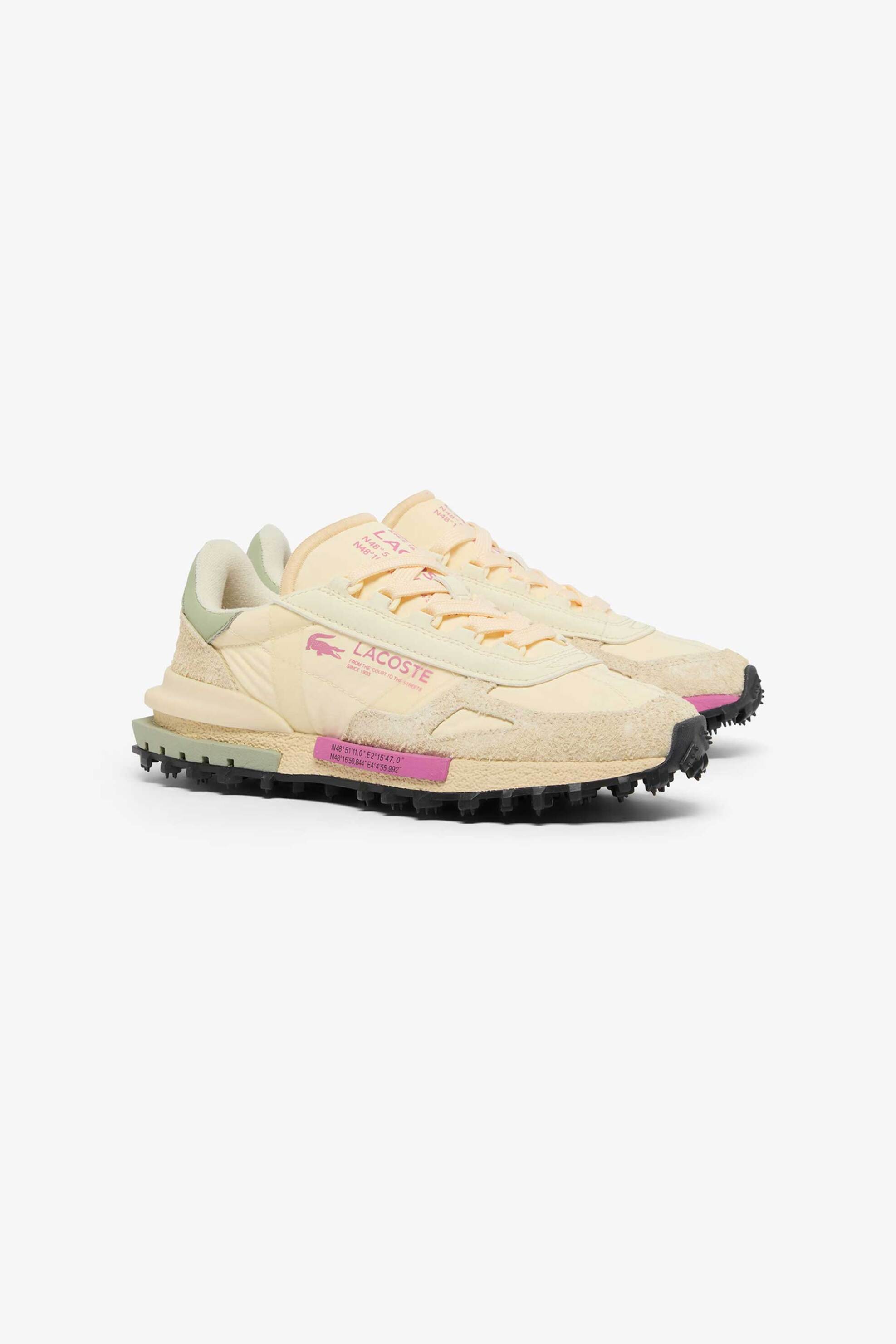 Lacoste γυναικεία sneakers "Elite Active" - 51SFA0055AI4 Μπεζ