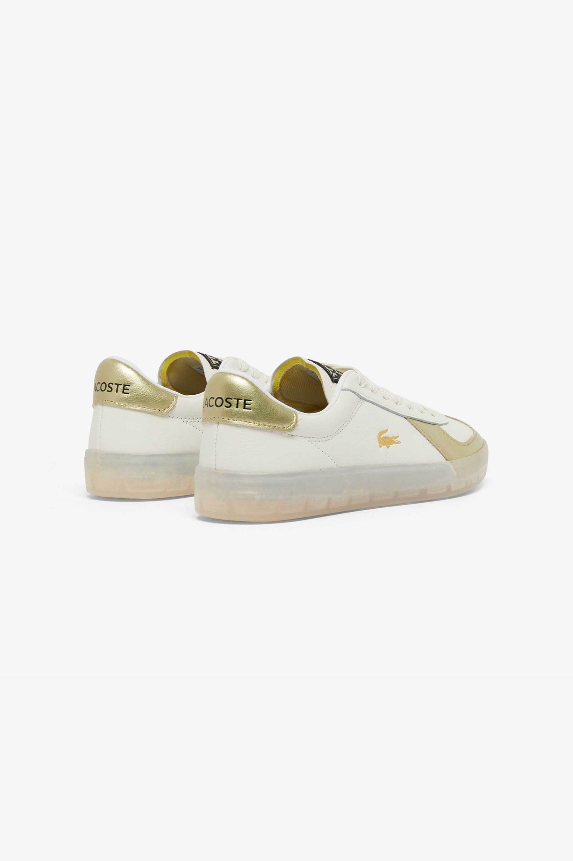 Lacoste Γυναικεία Δερμάτινα Sneakers Baseshot Pro - 51Sfa013806B Λευκό