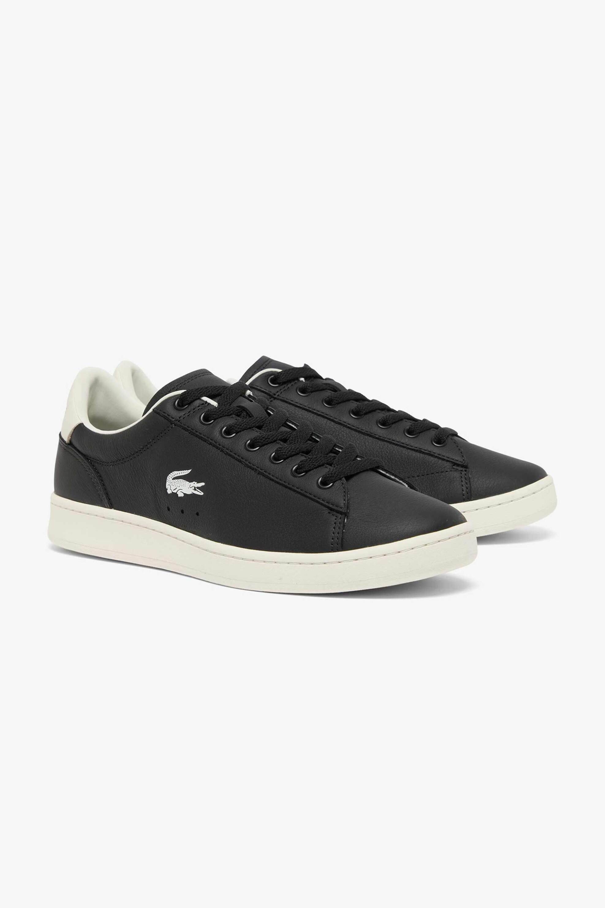 Lacoste ανδρικά δερμάτινα sneakers "Carnaby Set" - 51SMA0080454 Μαύρο