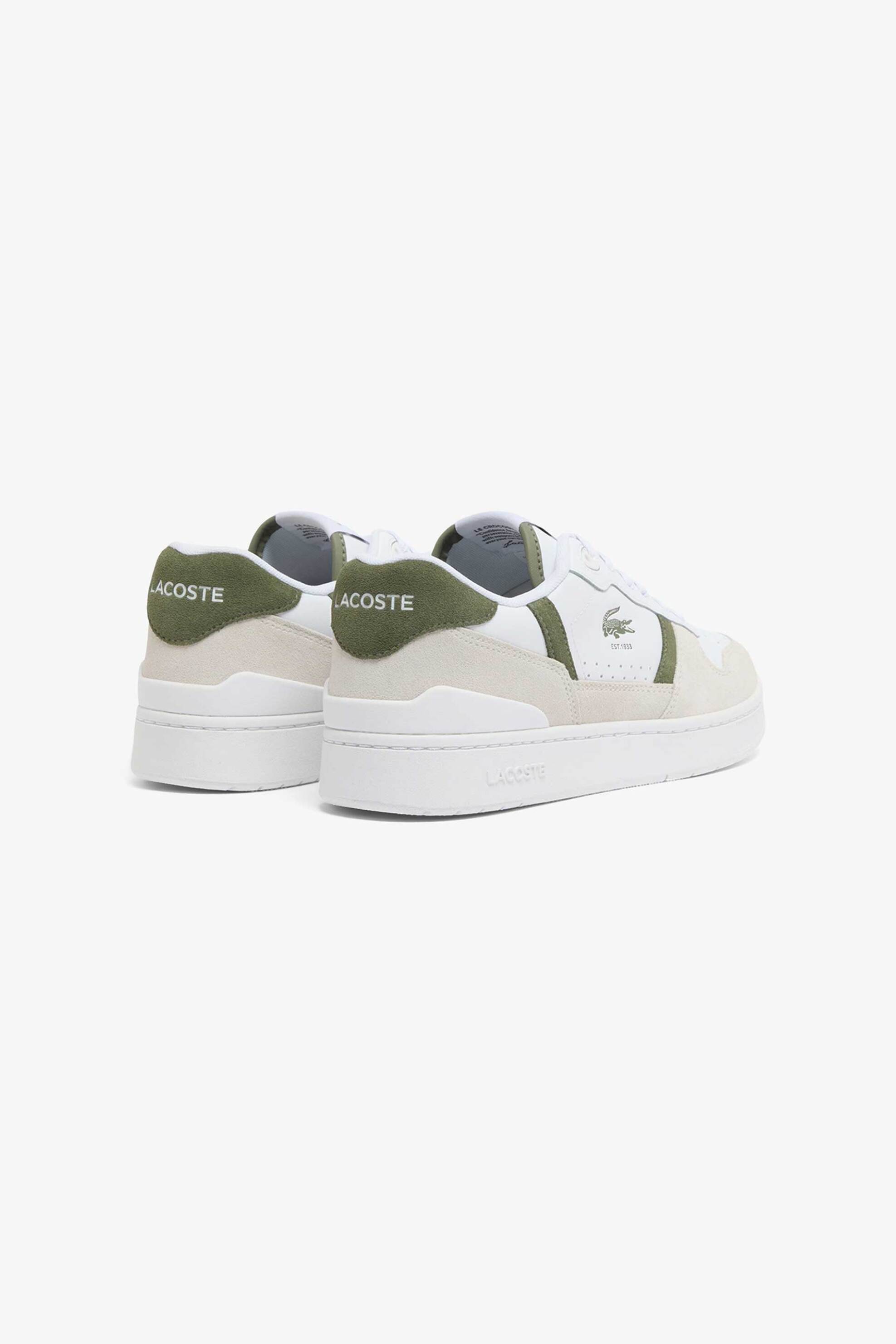 Lacoste Ανδρικά Δερμάτινα Sneakers T-Clip - 51Sma01682H4 Λευκό