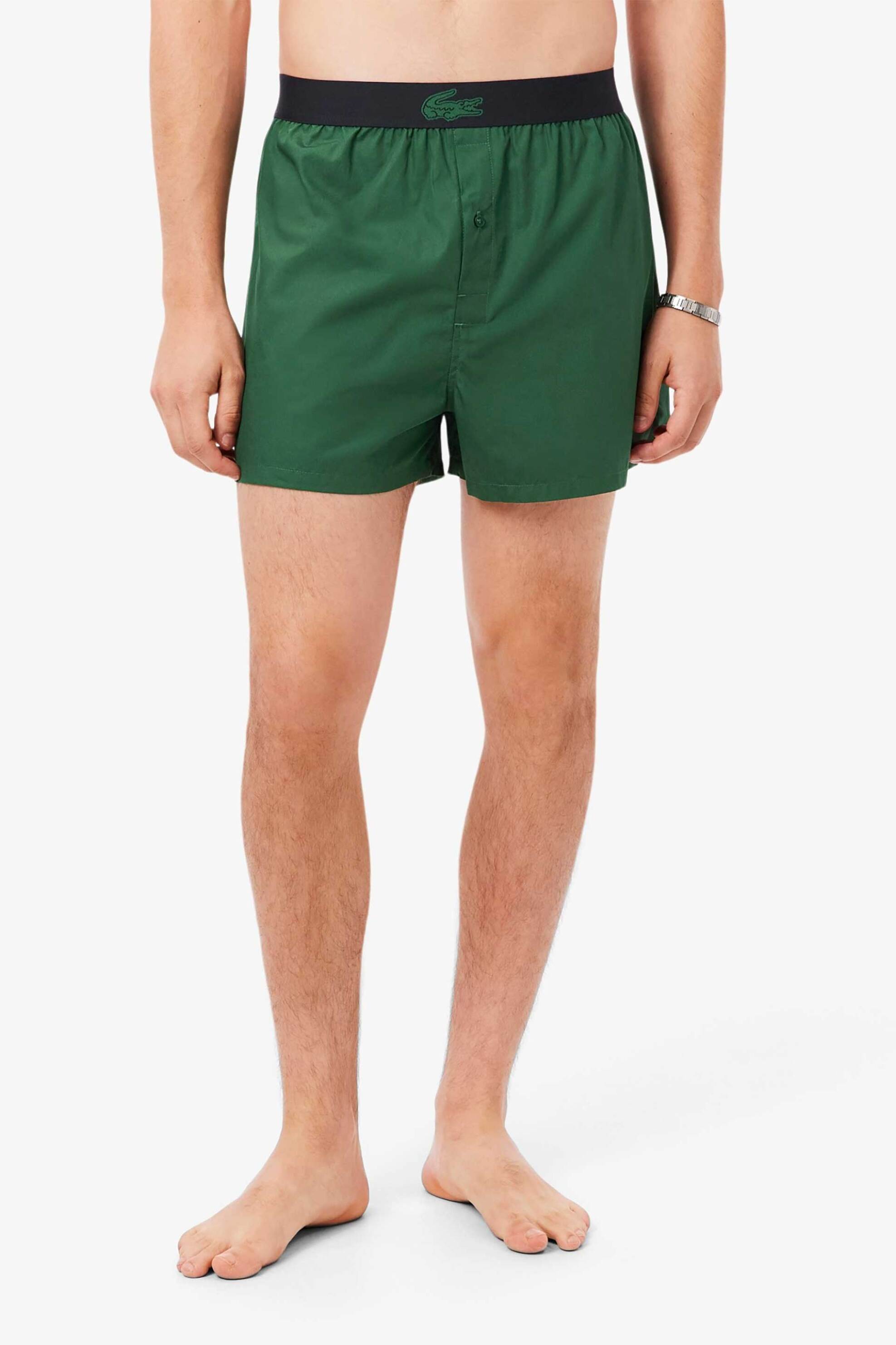 Lacoste Σετ Ανδρικά Εσώρουχα Boxer με Λογότυπο (3 Τεμάχια) - 7H4961-00 Μπλε Σκούρο