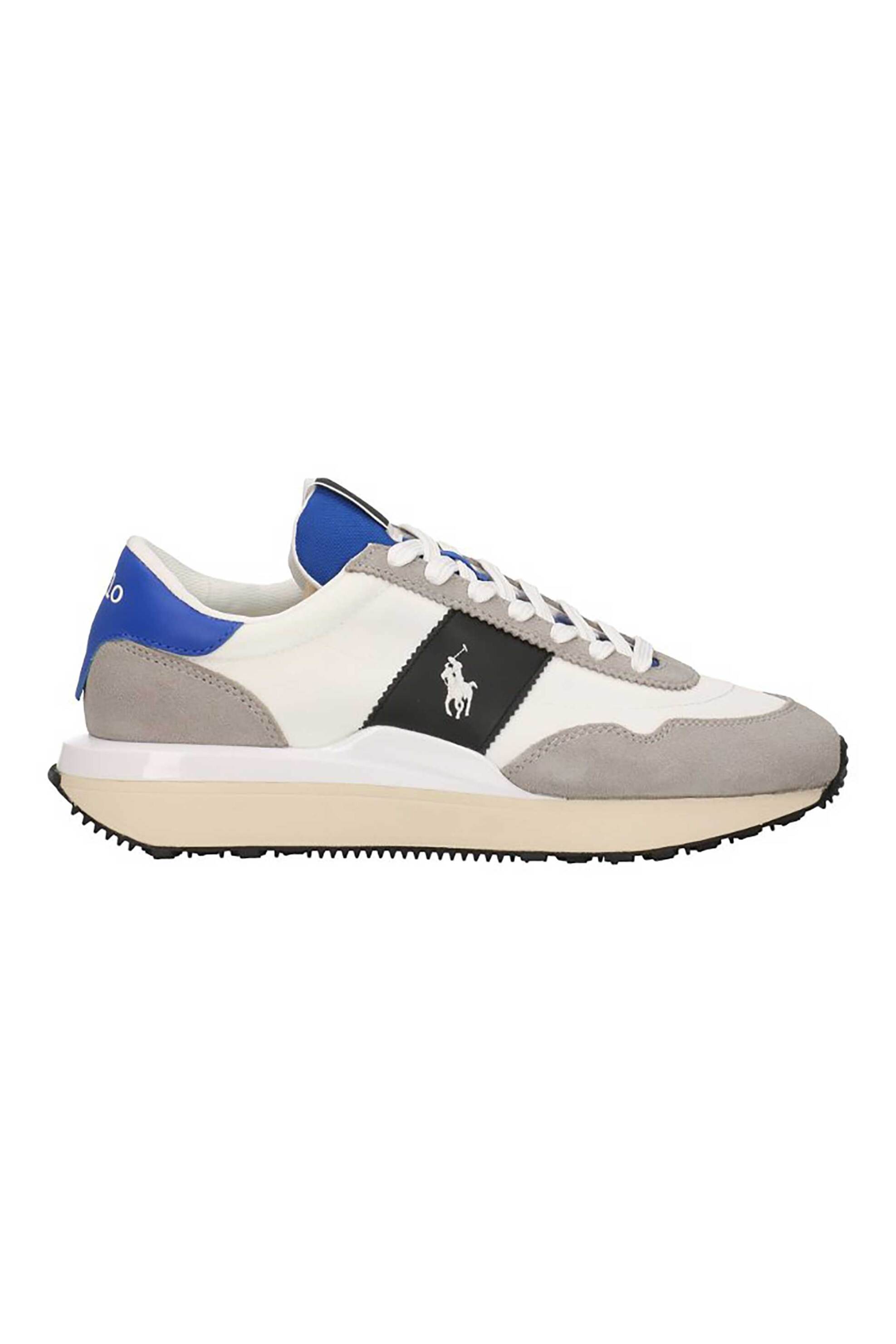 Ανδρική Μόδα > Ανδρικά Παπούτσια > Ανδρικά Sneakers Polo Ralph Lauren ανδρικά sneakers με contrast λεπτομέρειες και λογότυπο - 809923931002 Γκρι