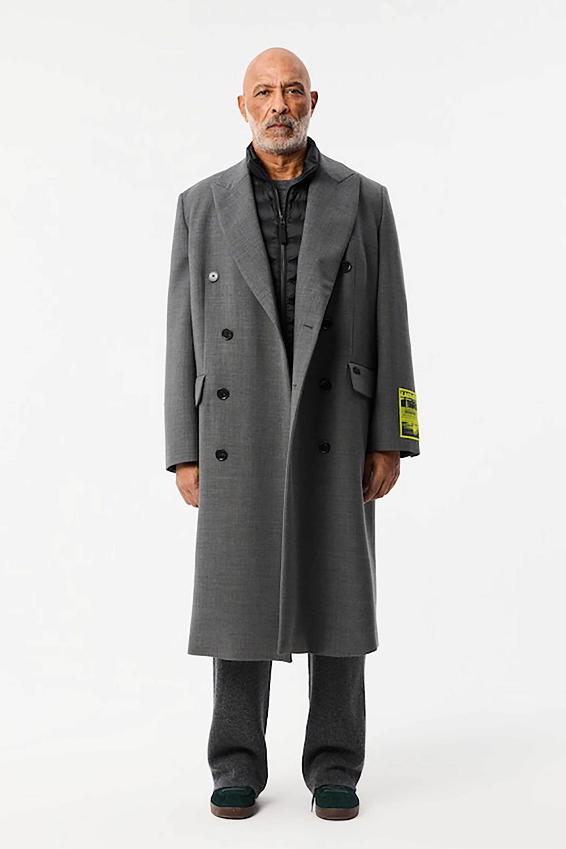 Lacoste ανδρικό αμάνικο μπουφάν αδιάβροχο με καπιτονέ σχέδιο και κεντημένο λογότυπο - BH2886-00 Μαύρο φωτογραφία