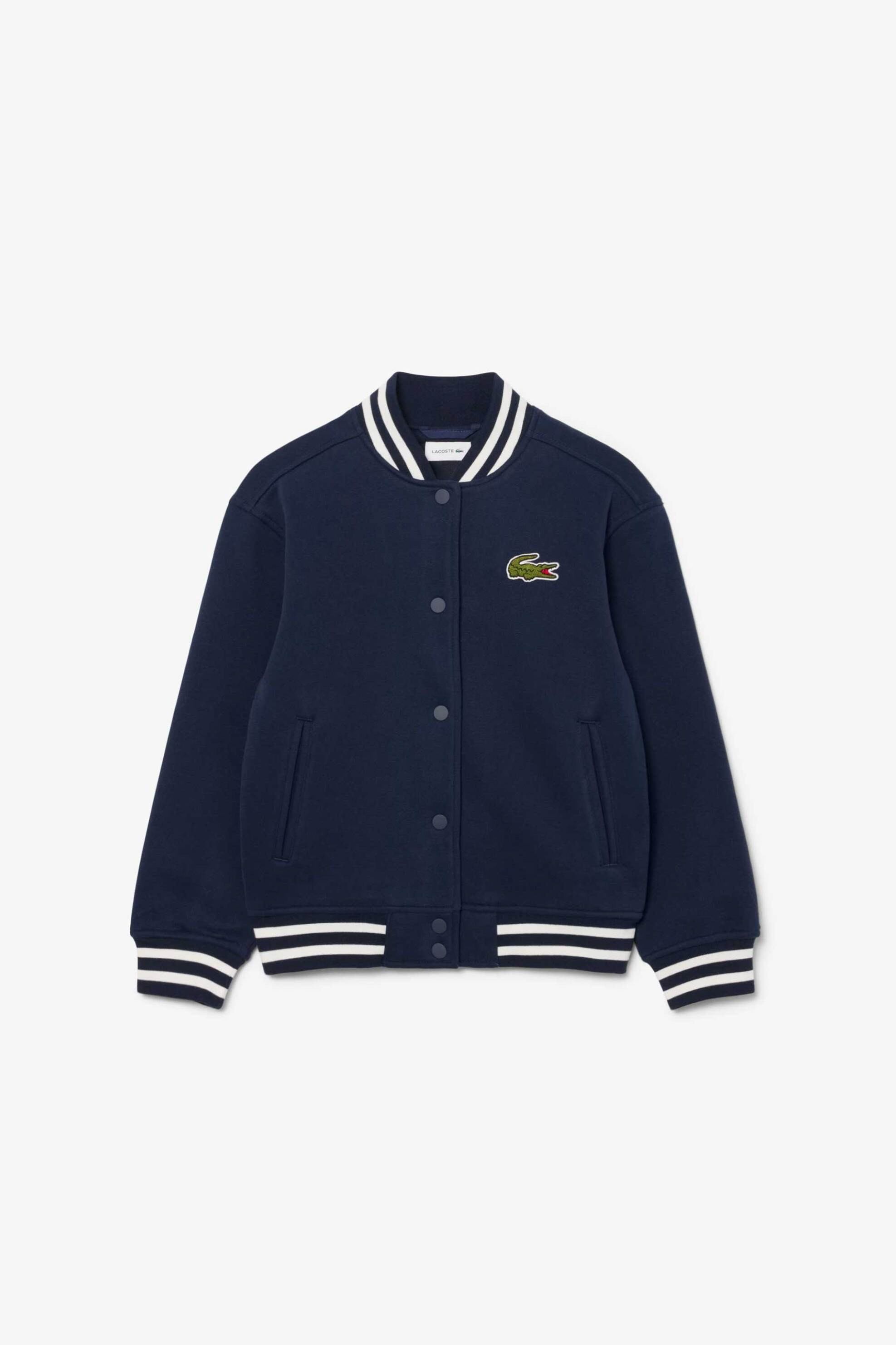 Lacoste παιδικό bomber jacket με λογότυπο - BJ5982 Μπλε Σκούρο