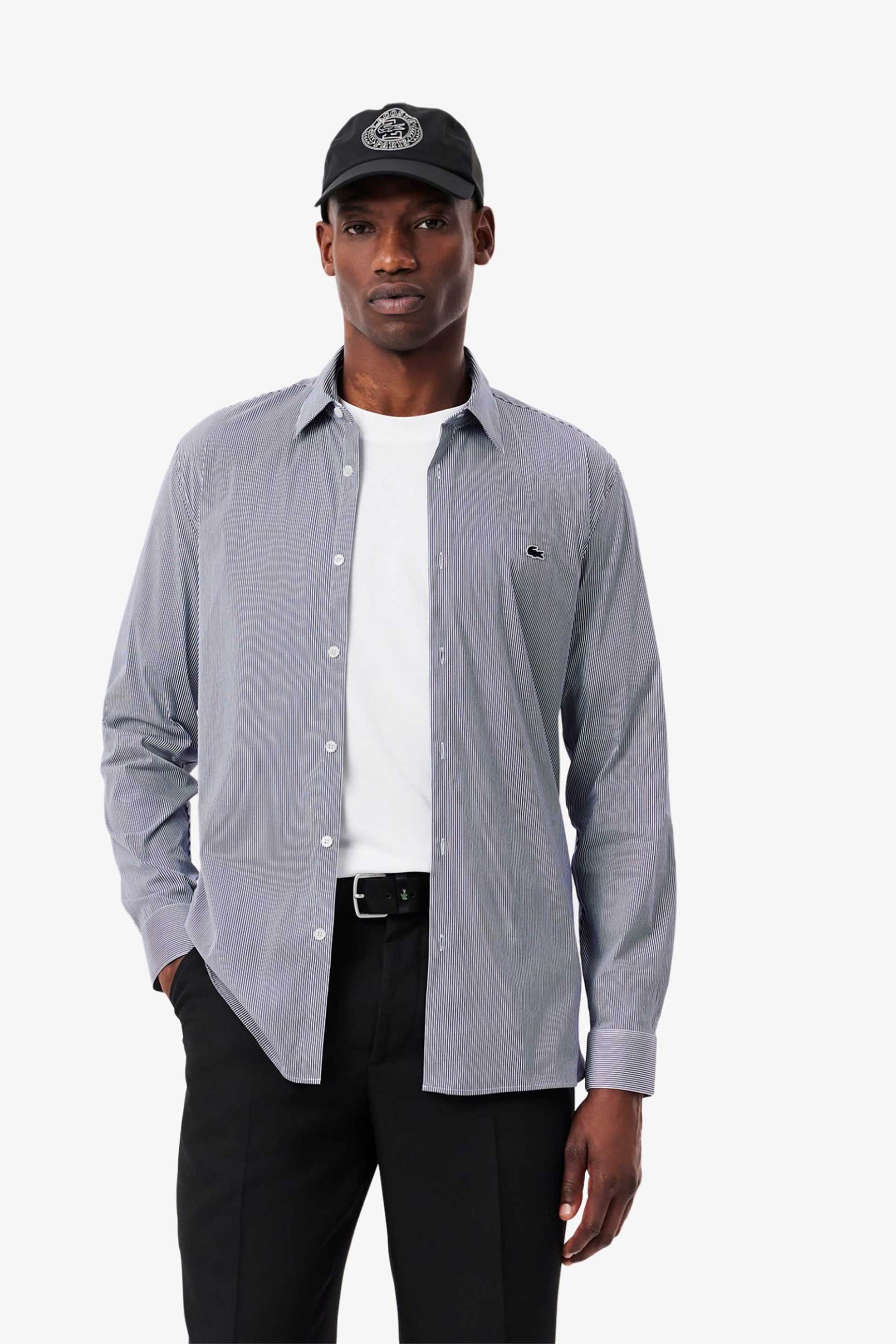 Lacoste Ανδρικό Ριγέ Πουκάμισο Slim Fit 155€