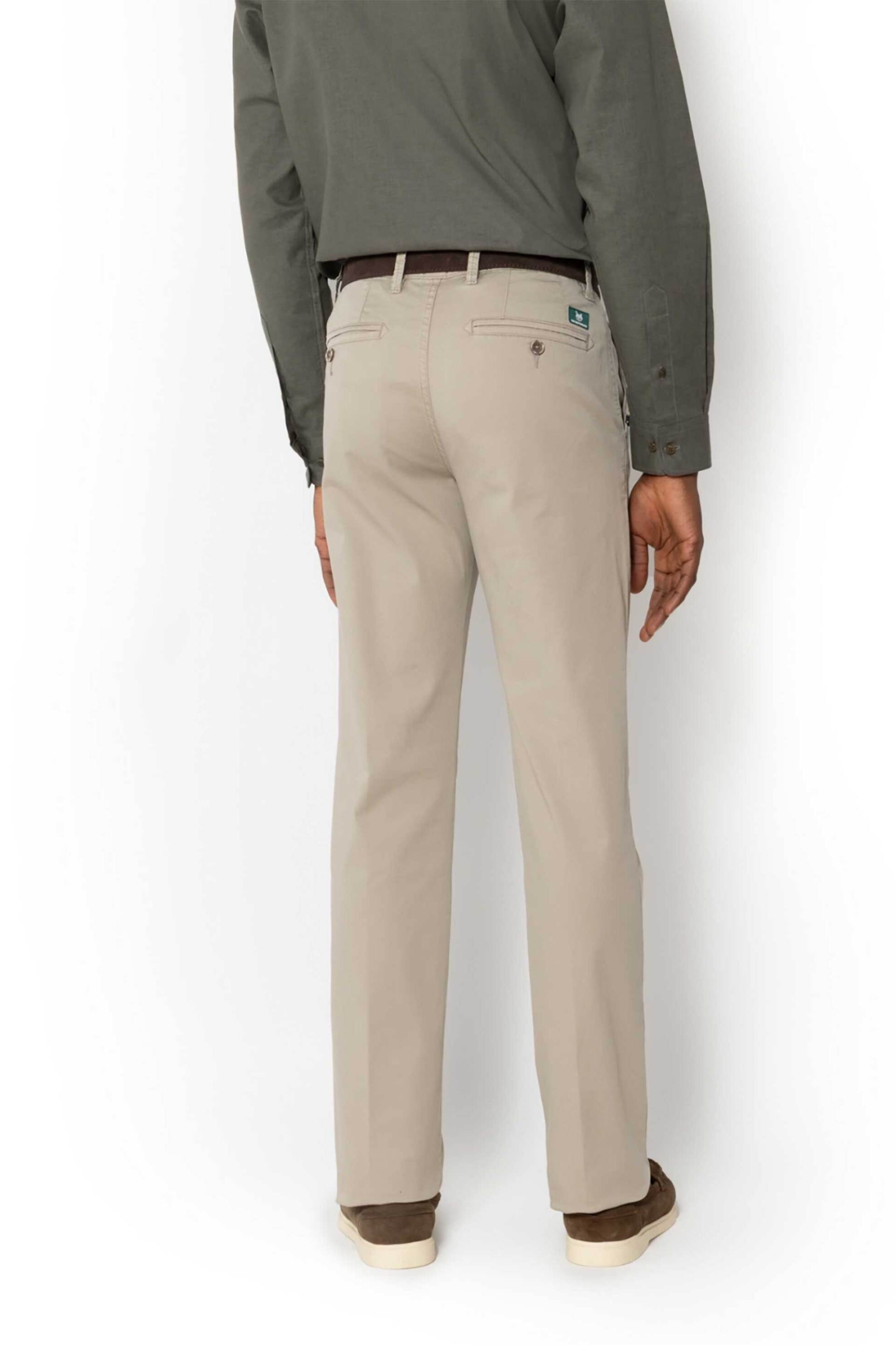 The Bostonians Ανδρικό Παντελόνι Chino Gabardine Regular Fit - Cn07187963 Μπεζ