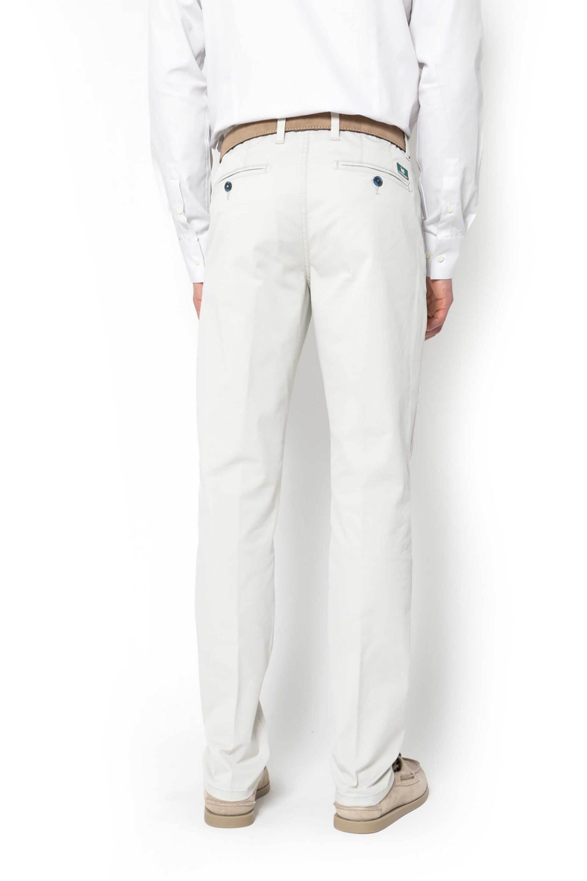 The Bostonians ανδρικό παντελόνι chino twill Modern Fit - CN1154T596 Εκρού φωτογραφία