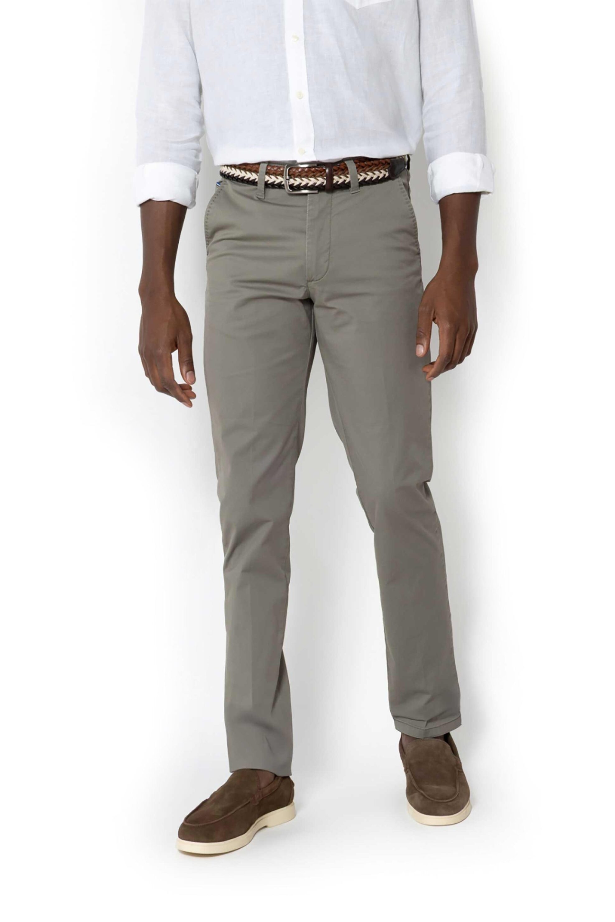 The Bostonians ανδρικό παντελόνι chino twill Modern Fit - CN1154T596 Λαδί