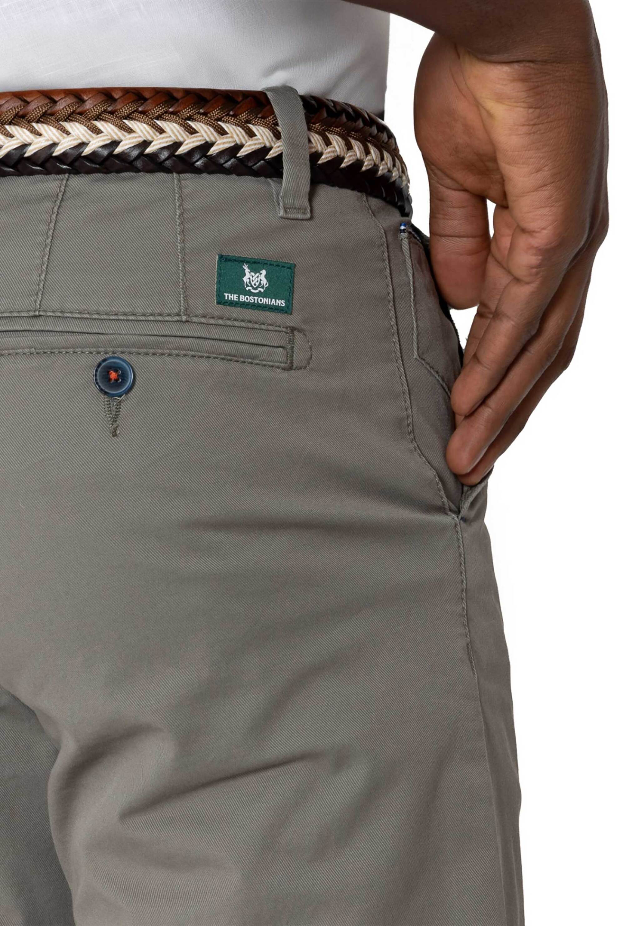 The Bostonians Ανδρικό Παντελόνι Chino Twill Modern Fit - Cn1154T596 Λαδί
