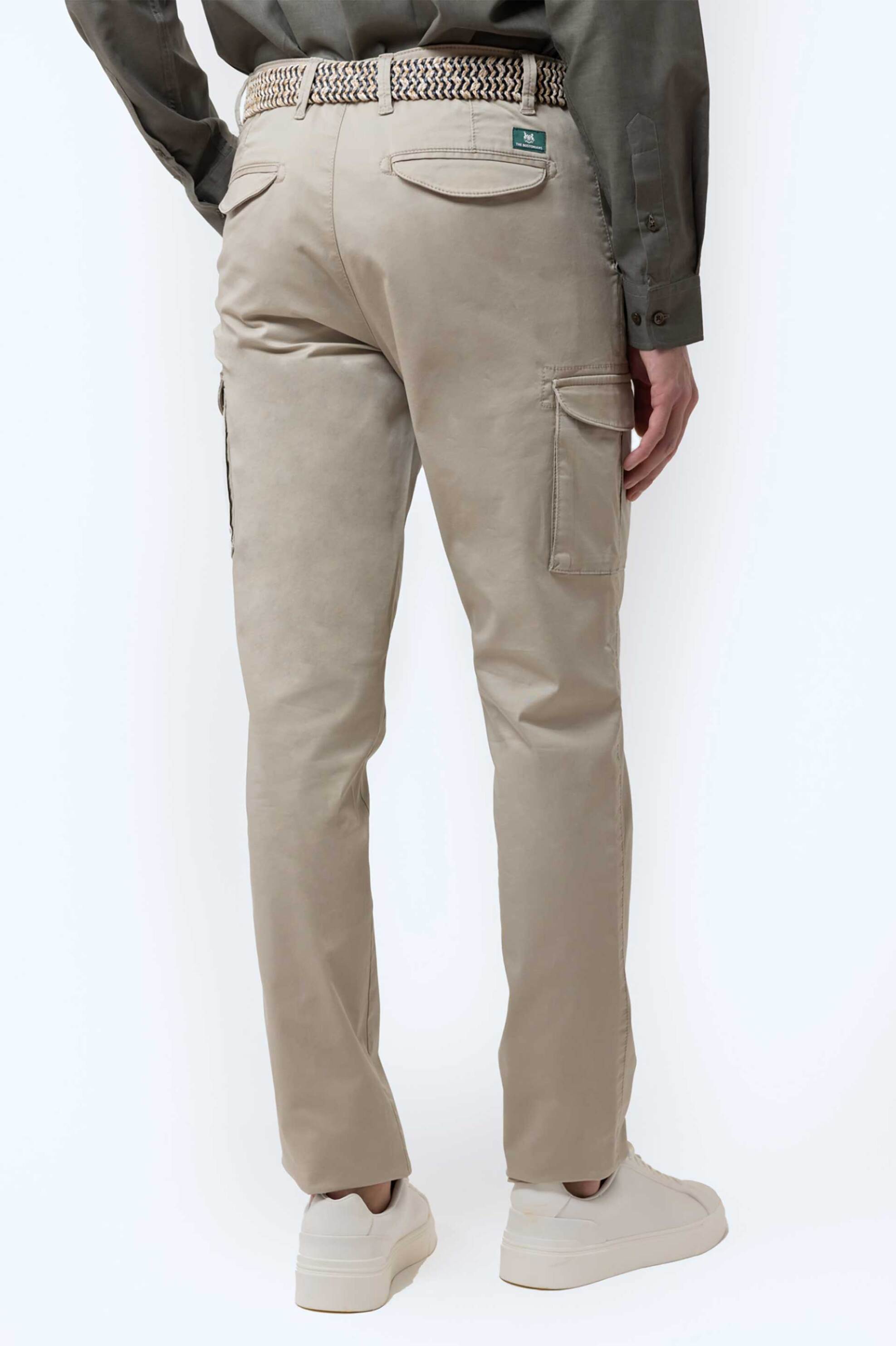 The Bostonians Ανδρικό Cargo Παντελόνι Regular Fit - Cn14297963 Μπεζ