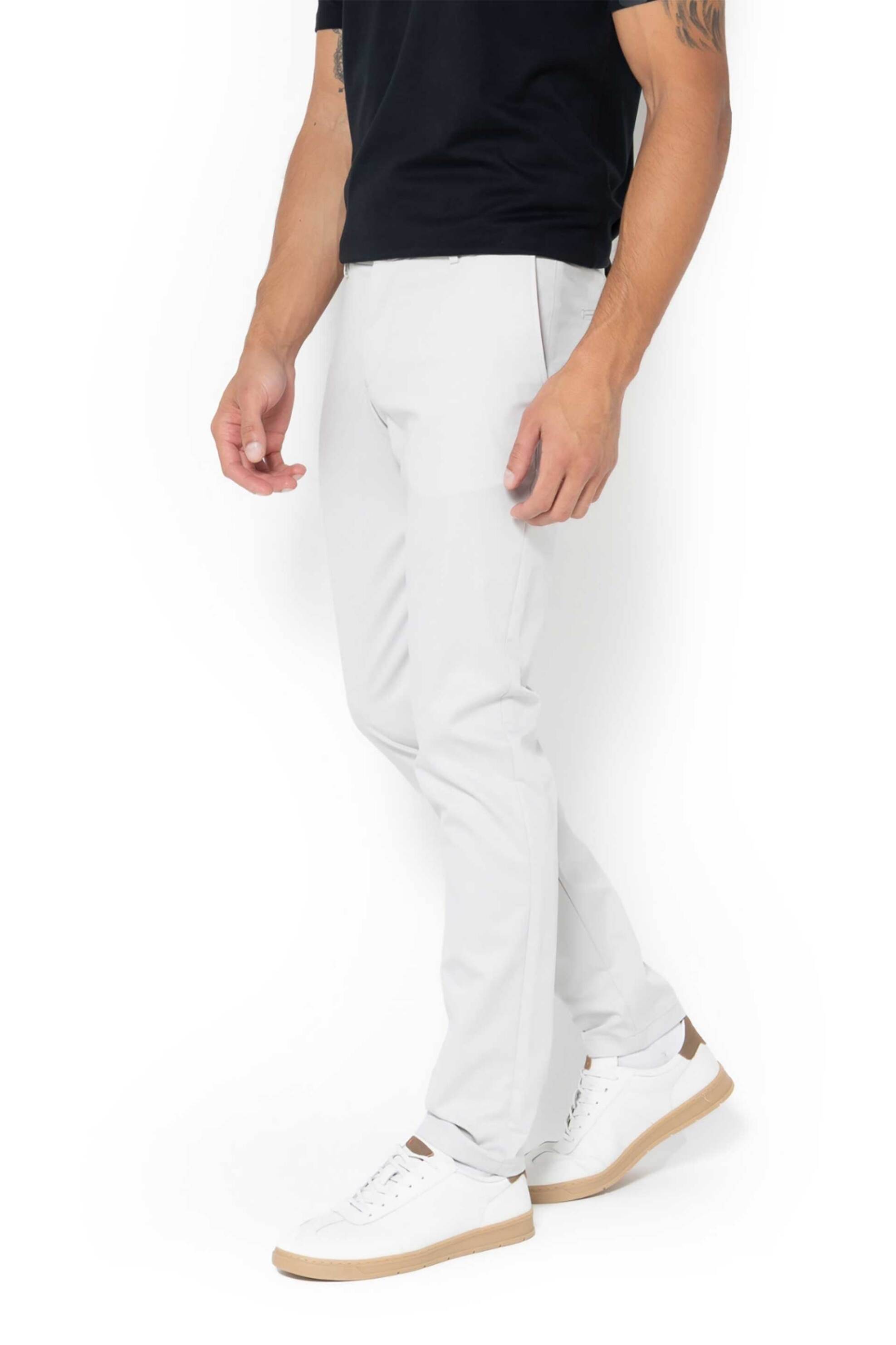 The Bostonians ανδρικό παντελόνι chino Regular Fit - CN3020424 Κρέμ φωτογραφία