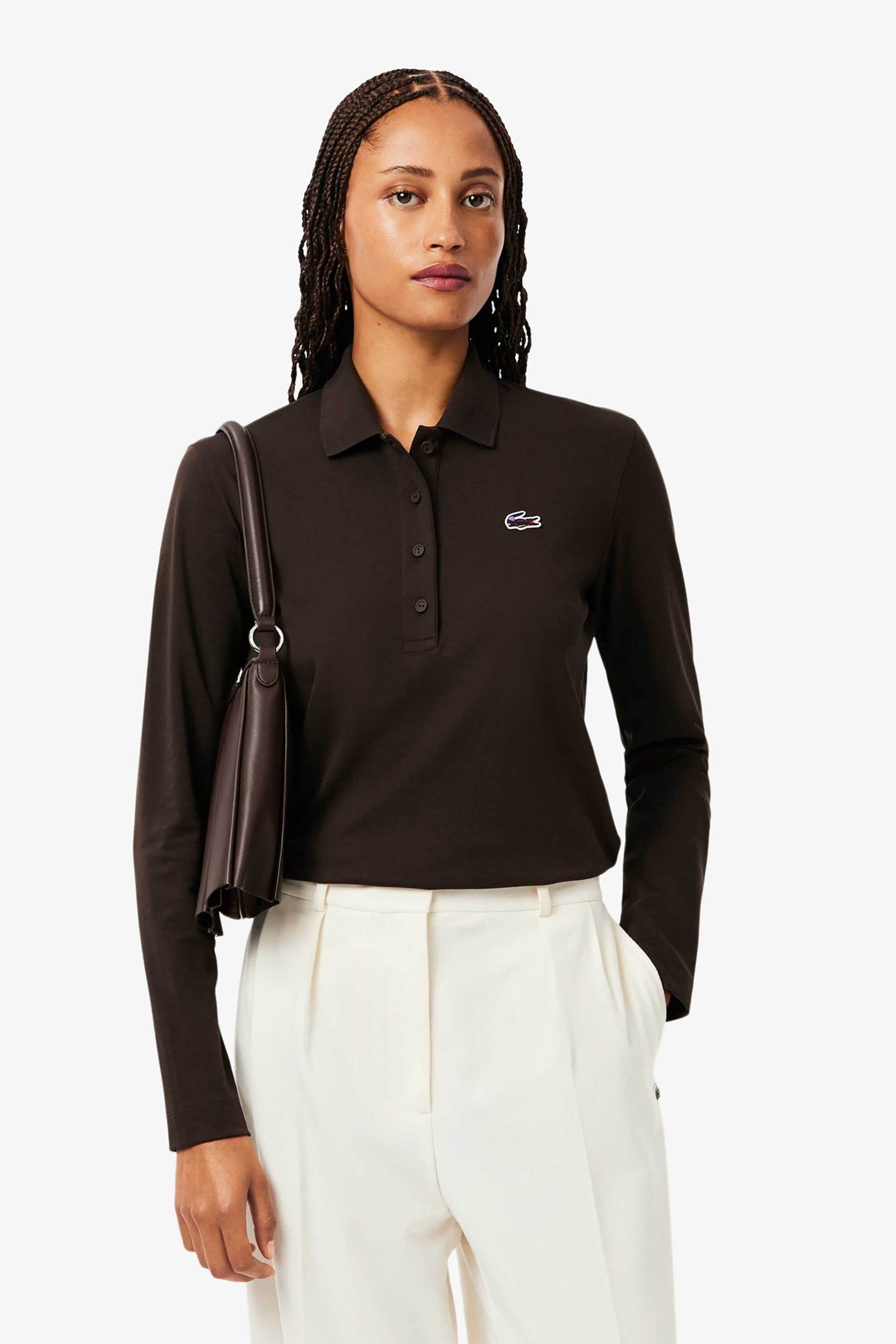 Γυναικεία μπλουζάκια polo σε καφε