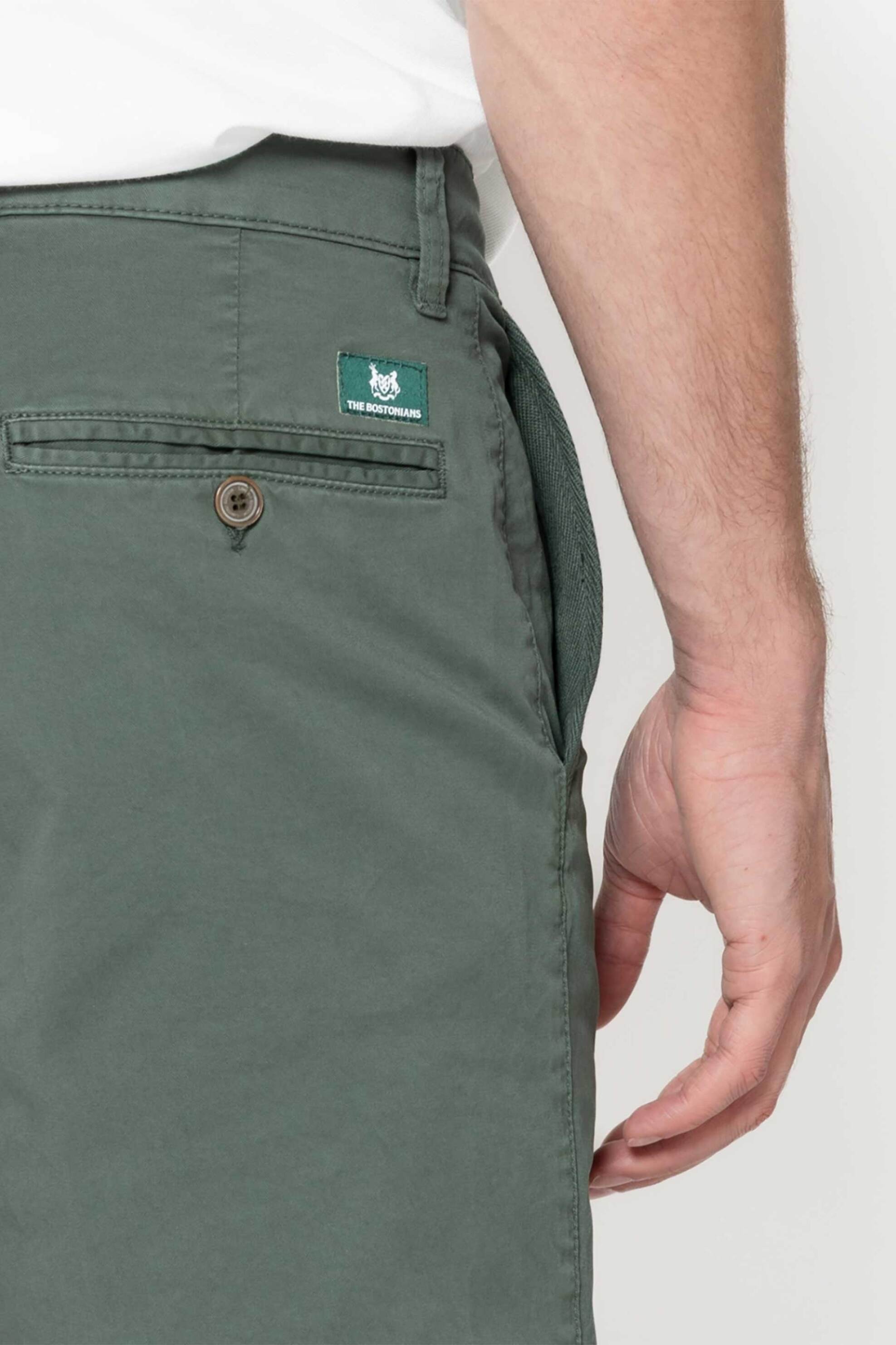 The Bostonians Ανδρική Βερμούδα Chino Regular Fit - En0342026 Χακί