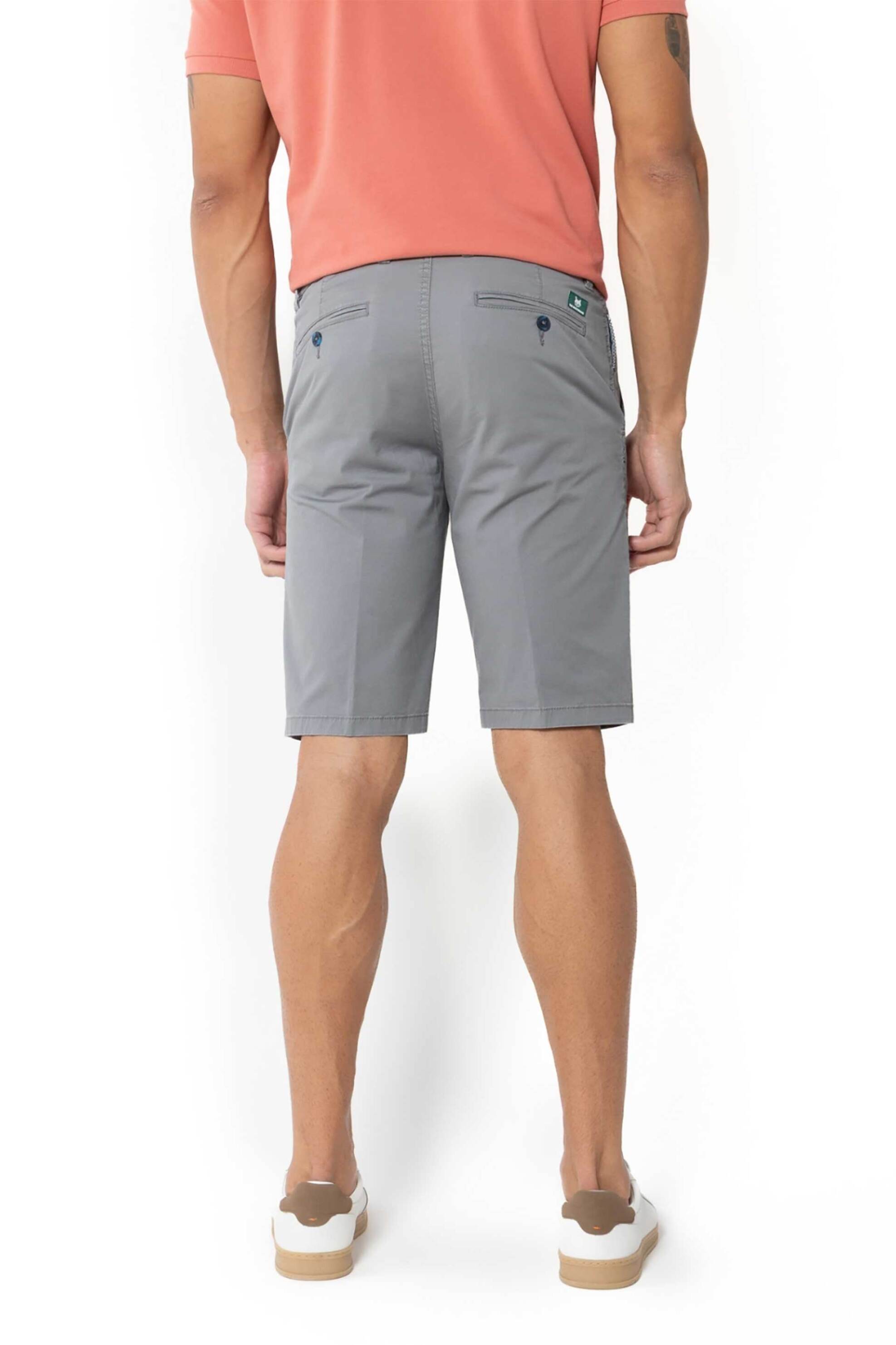 The Bostonians Ανδρική Βερμούδα Chino Twill Regular Fit - En0565T596 Γκρι