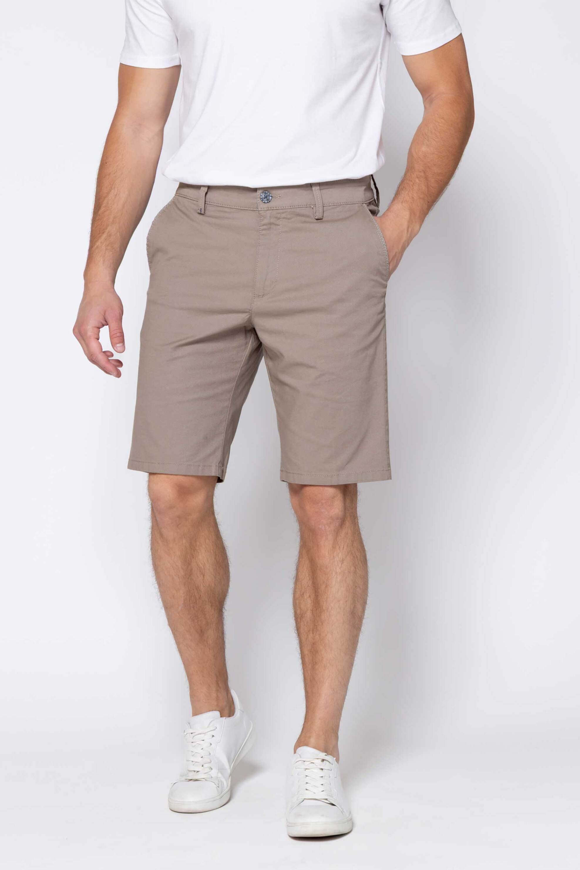 The Bostonians ανδρική βερμούδα chino Regular Fit - EN0847T303 Μπεζ